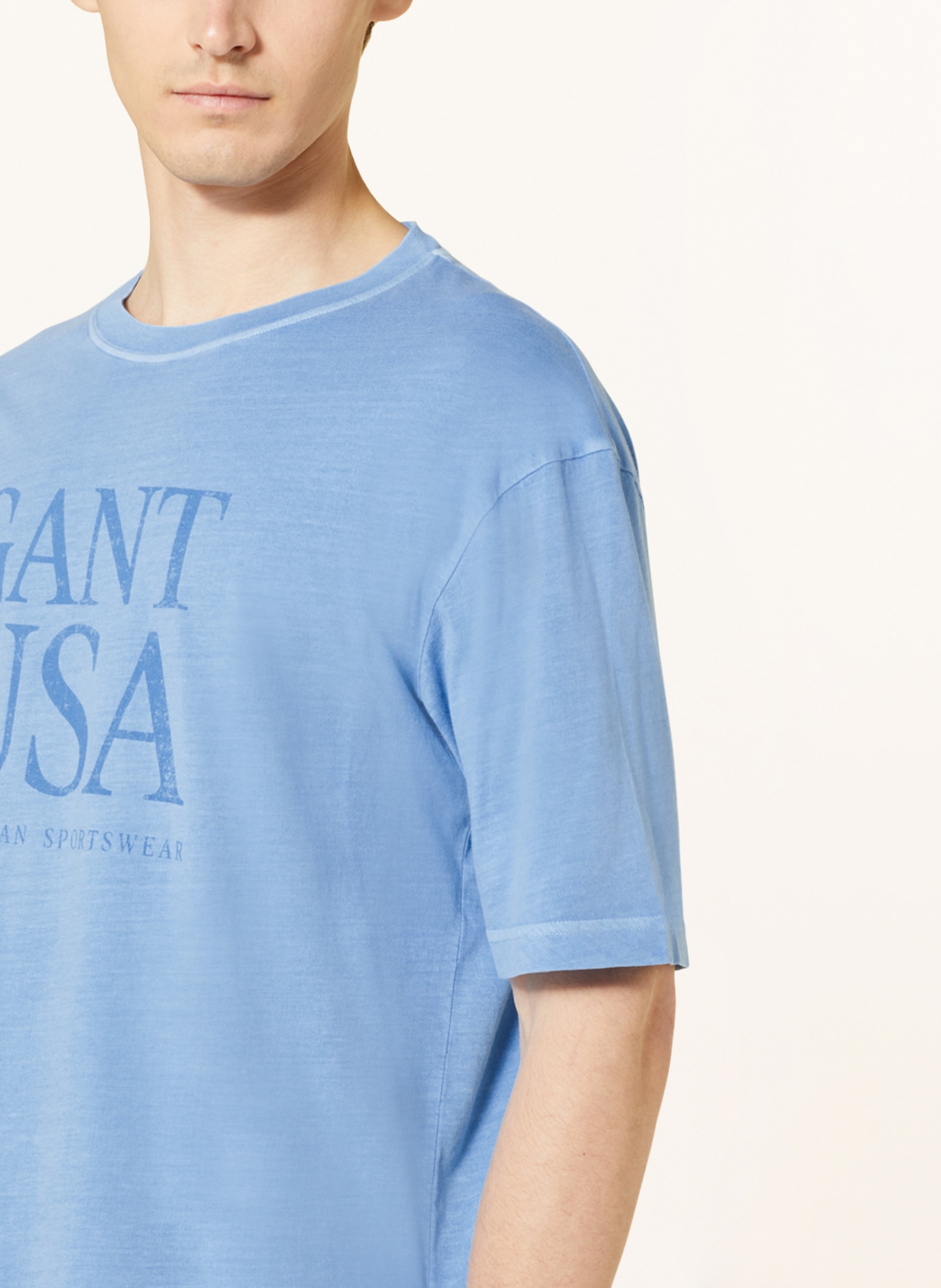 GANT T-shirt, Color: BLUE (Image 4)