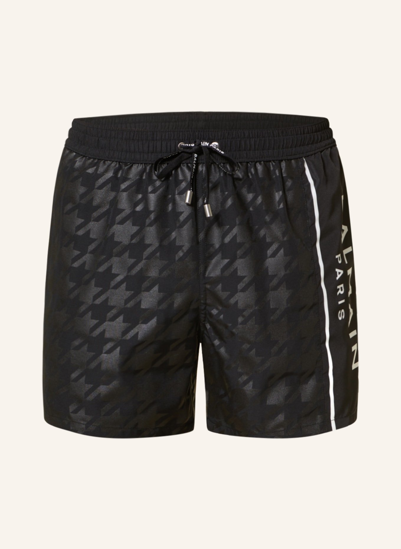 BALMAIN Swim shorts , Color: BLACK/ GRAY (Image 1)