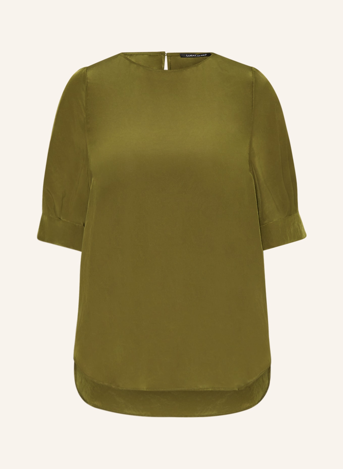 LUISA CERANO Blouse 3/4 sleeves, Color: OLIVE (Image 1)