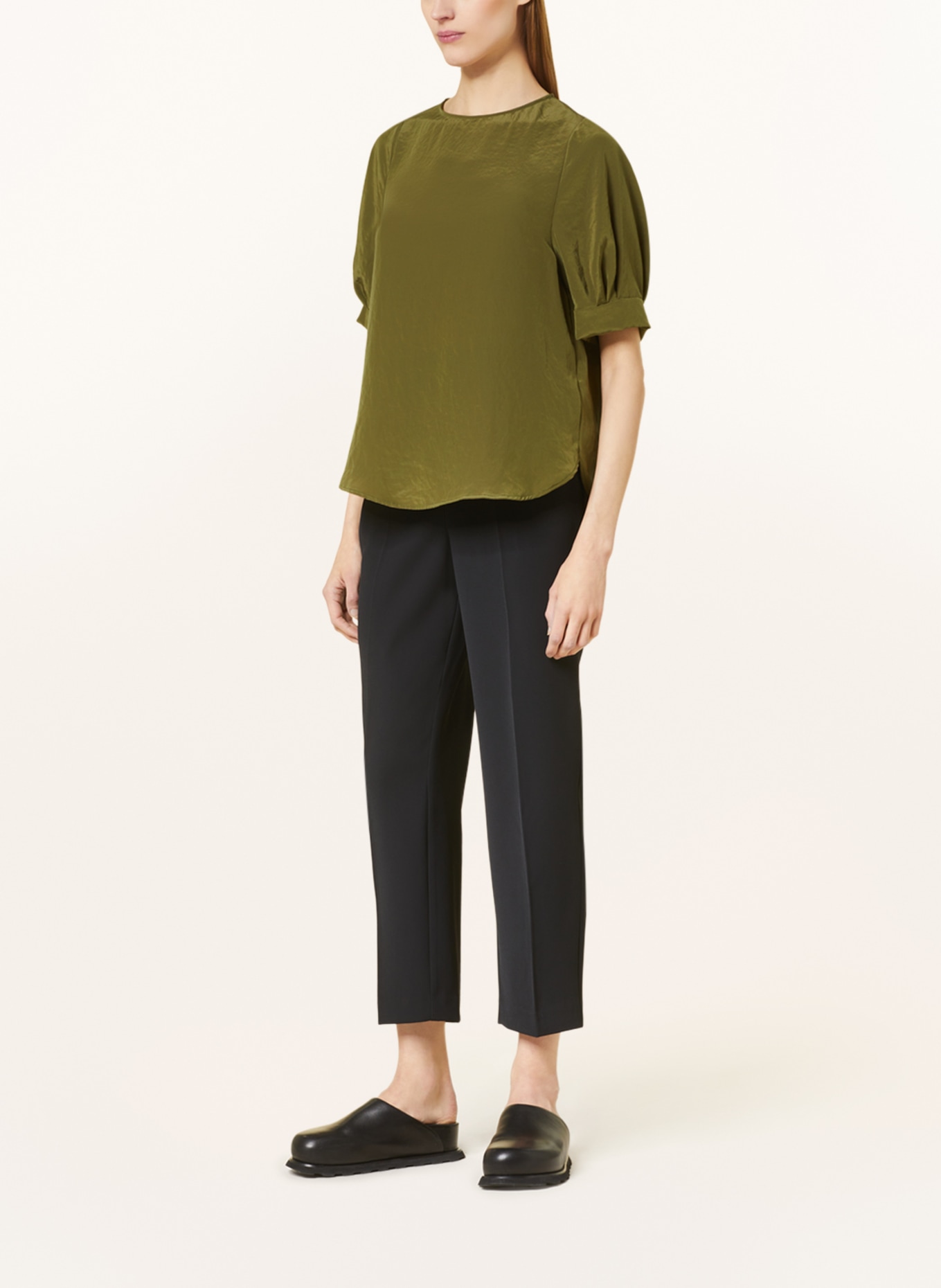 LUISA CERANO Blouse 3/4 sleeves, Color: OLIVE (Image 2)