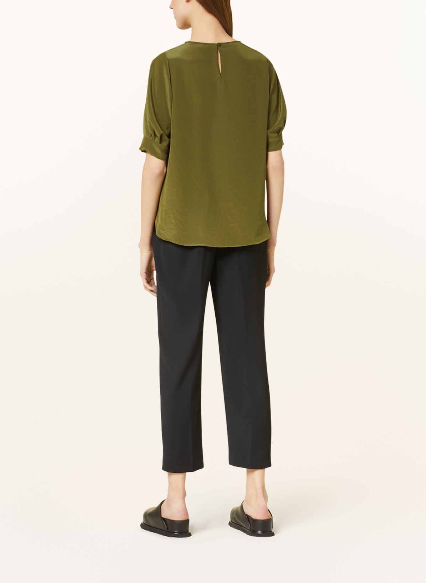 LUISA CERANO Blouse 3/4 sleeves, Color: OLIVE (Image 3)