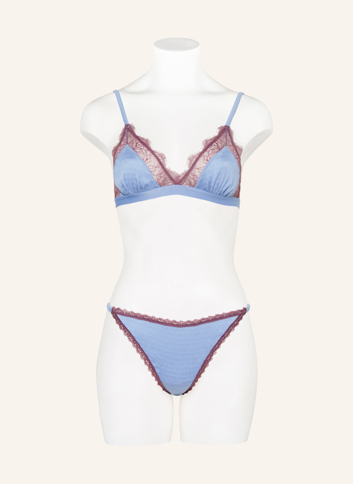 LOVE Stories Thong ROOMIE, Color: BLUE/ DUSKY PINK (Image 2)