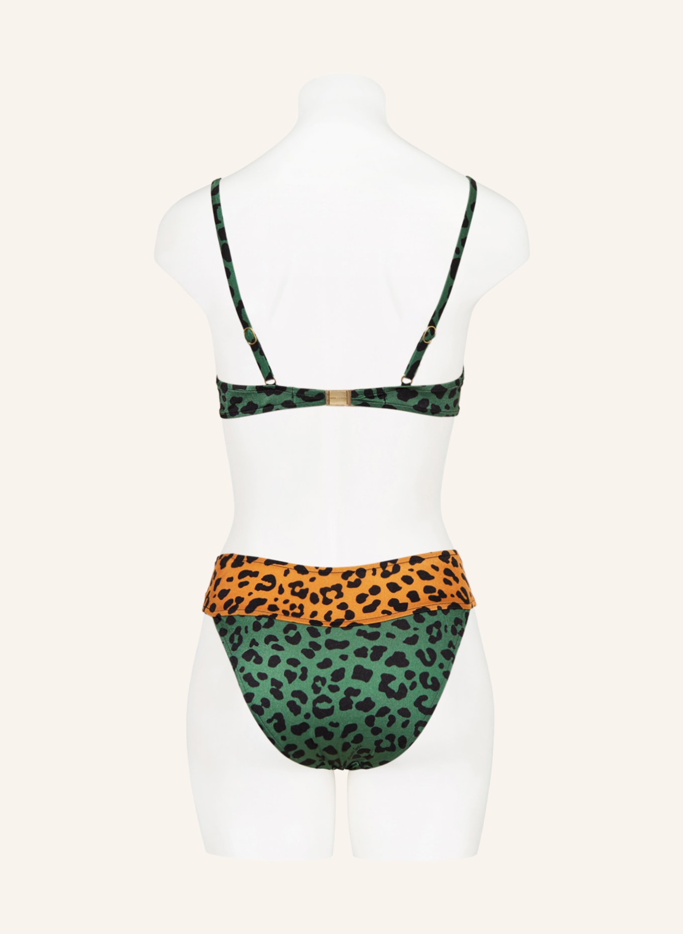 ANDRES SARDA Basic-Bikini-Hose NORMA, Farbe: ORANGE/ GRÜN/ SCHWARZ (Bild 3)
