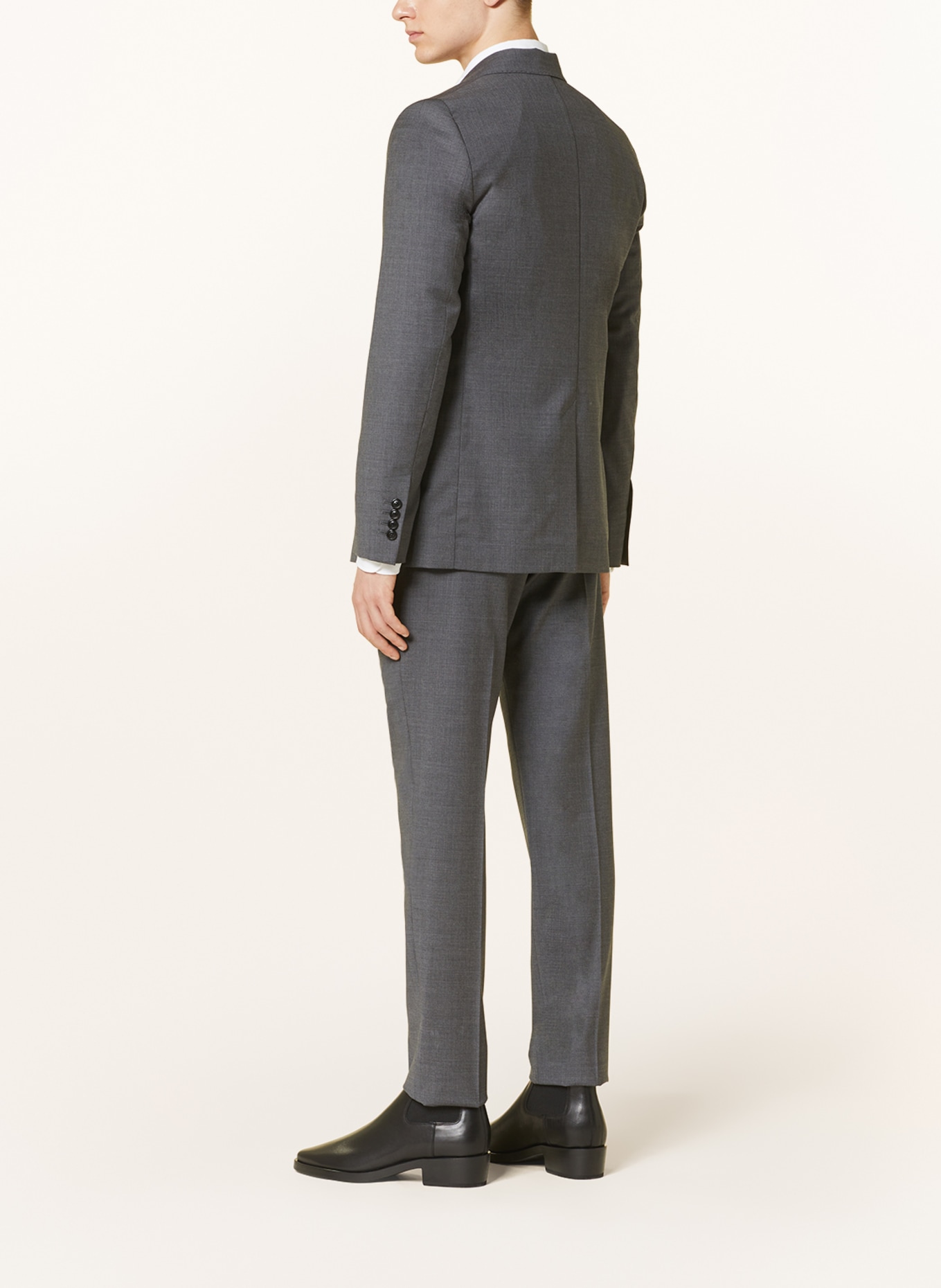 AMI PARIS Suit jacket Slim Fit, Color: WOOL VISCOSE CANVAS HEATHER GREY (Image 3)