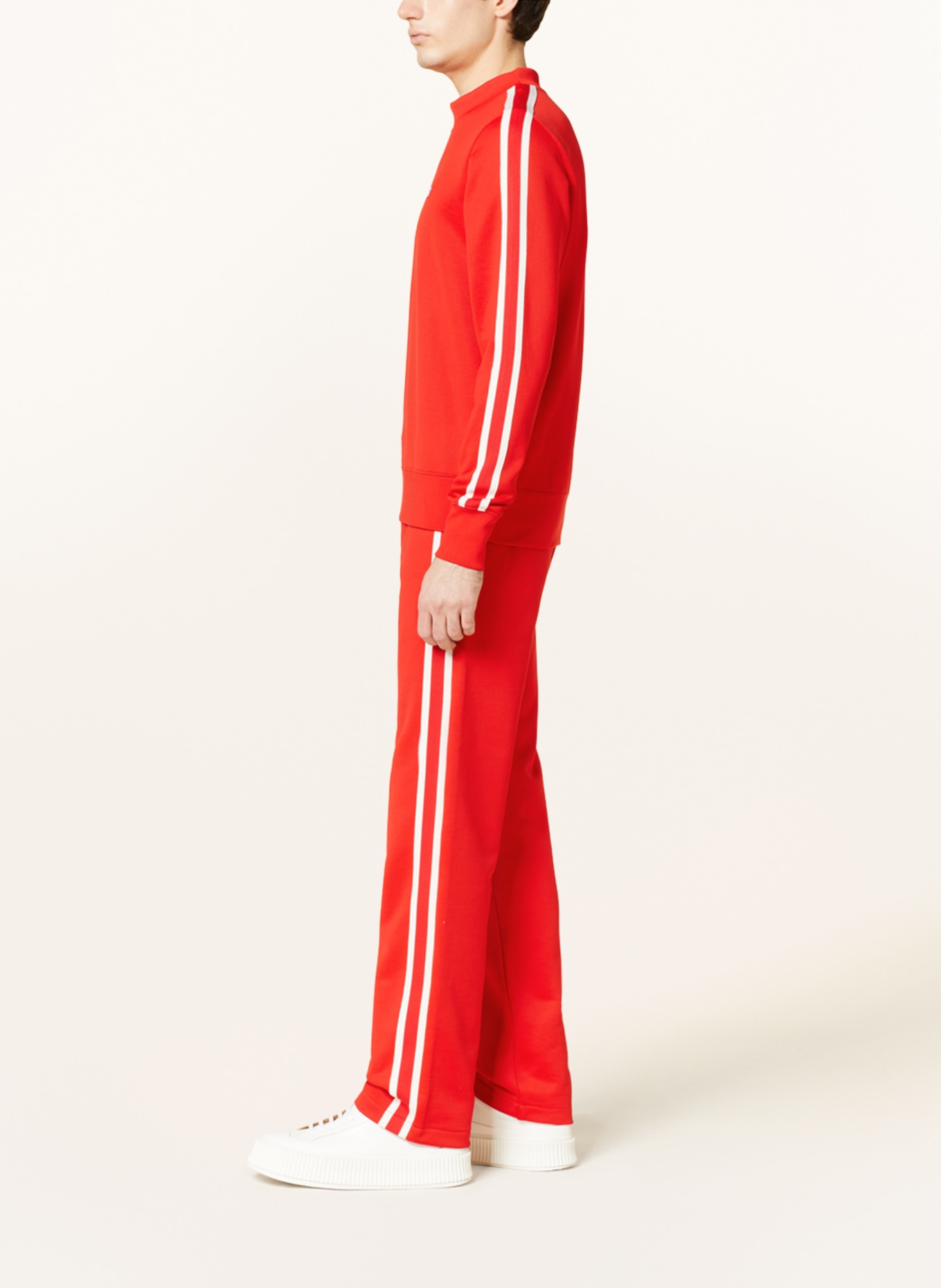 AMI PARIS Sweatpants mit Galonstreifen, Farbe: ROT (Bild 4)