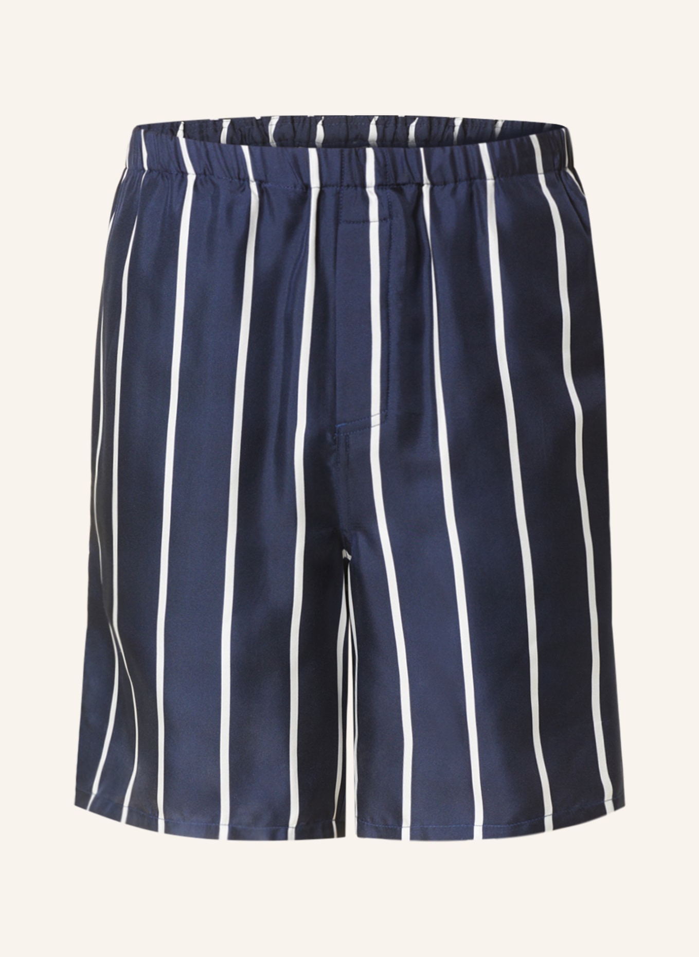 AMI PARIS Shorts, Color: DARK BLUE/ WHITE (Image 1)
