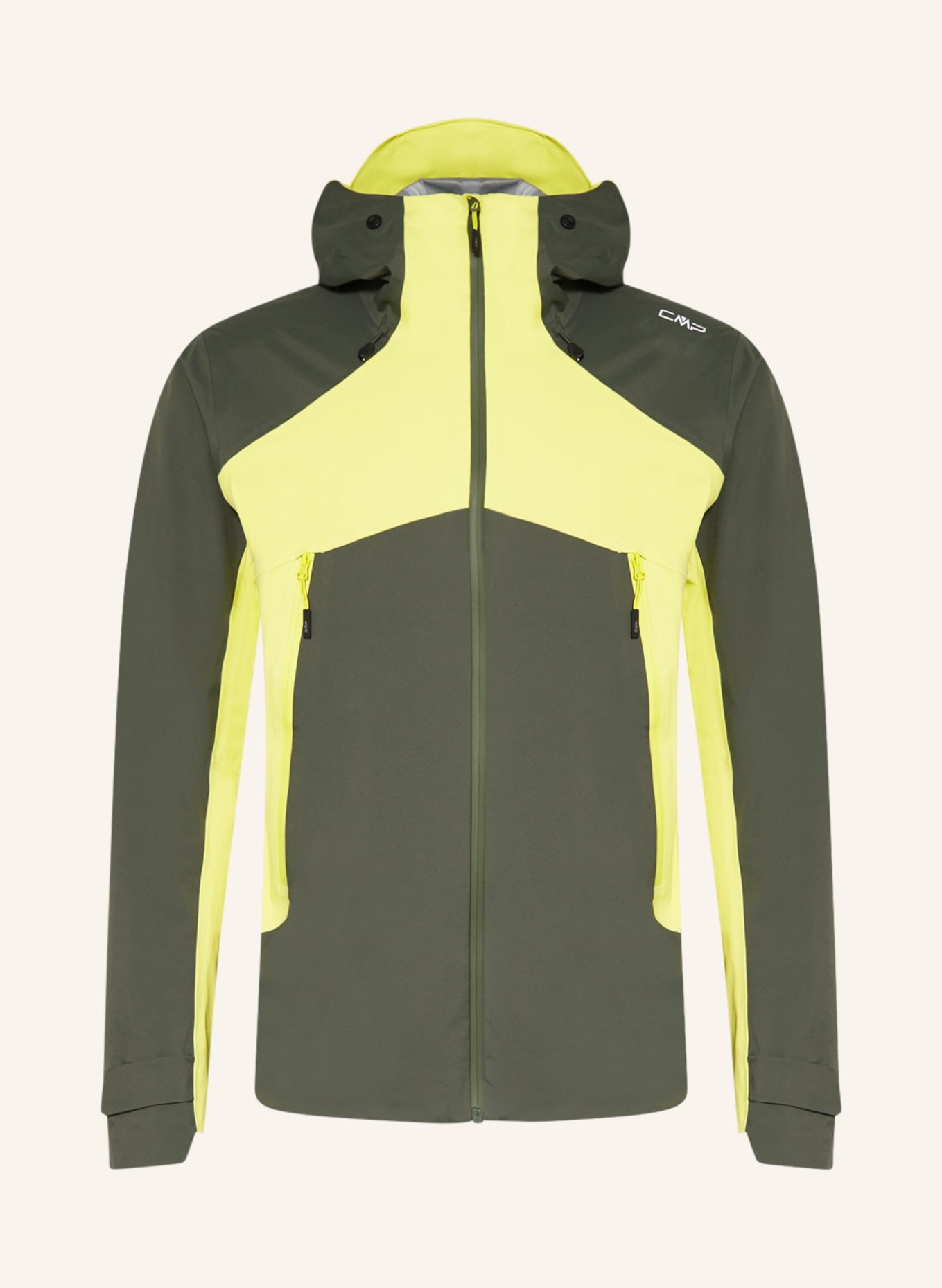 CMP Outdoor jacket khaki/ in yellow