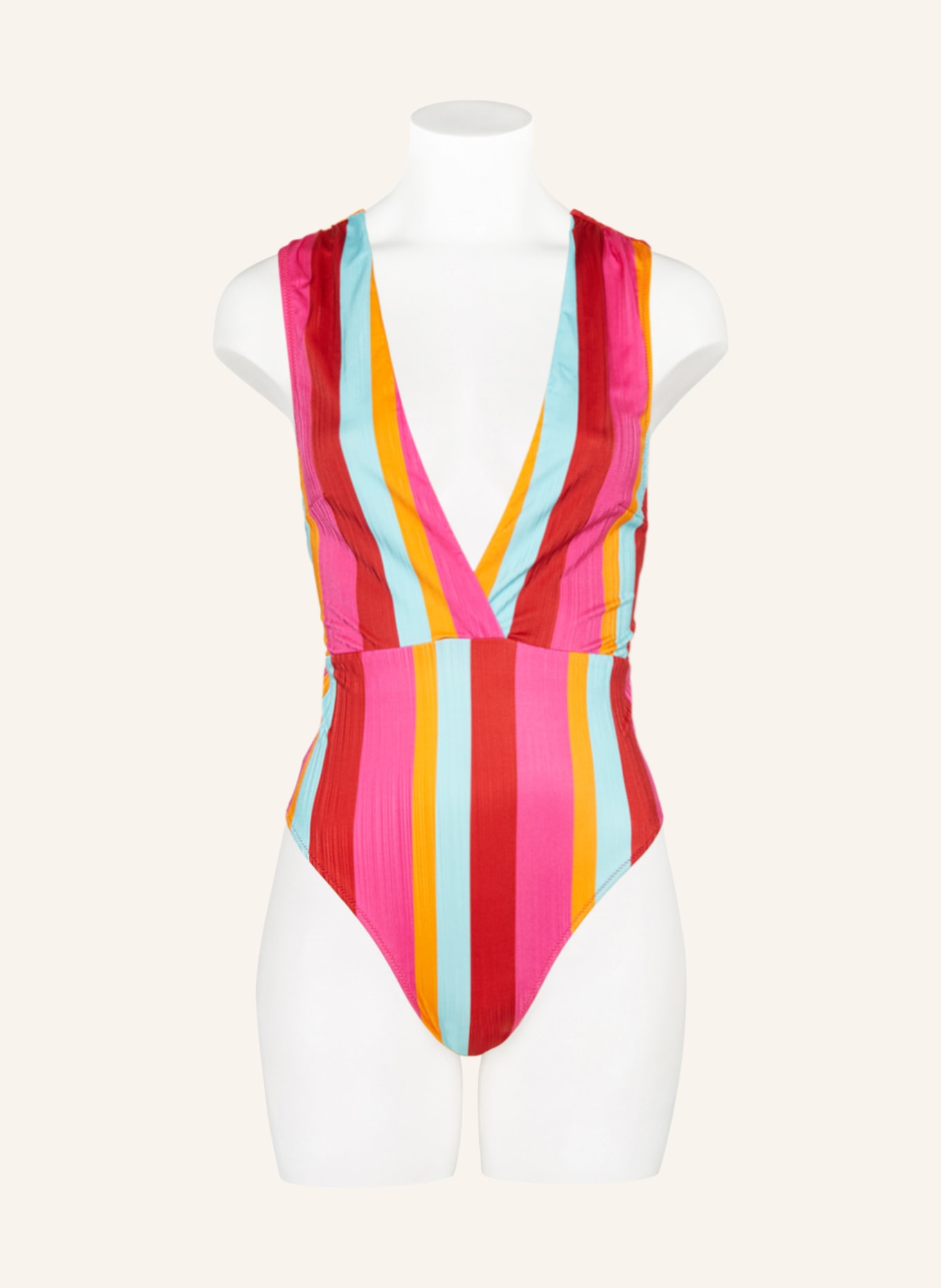 MARIE JO Swimsuit TENEDOS, Color: PINK/ NEON RED/ TURQUOISE (Image 2)