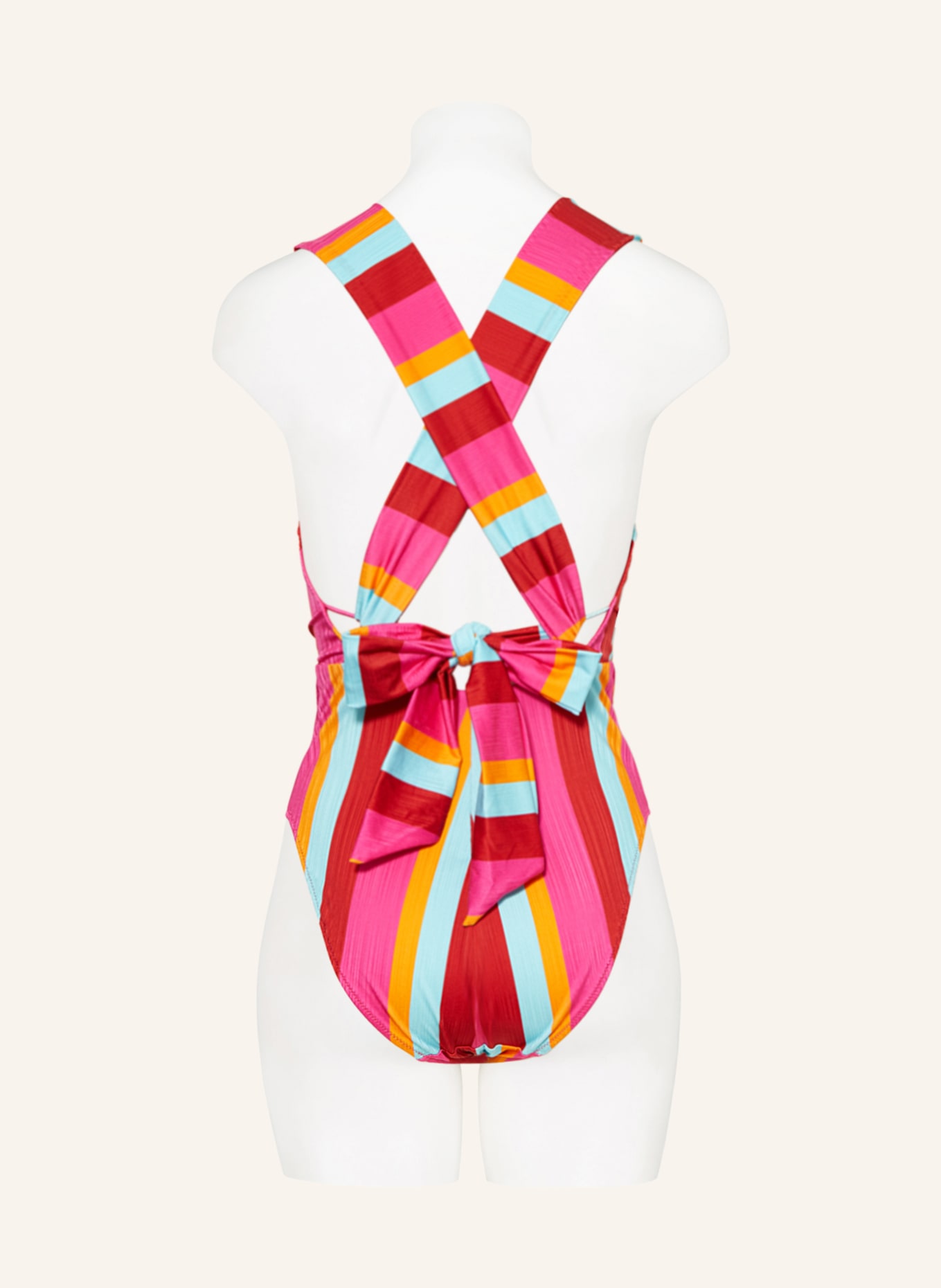MARIE JO Swimsuit TENEDOS, Color: PINK/ NEON RED/ TURQUOISE (Image 3)