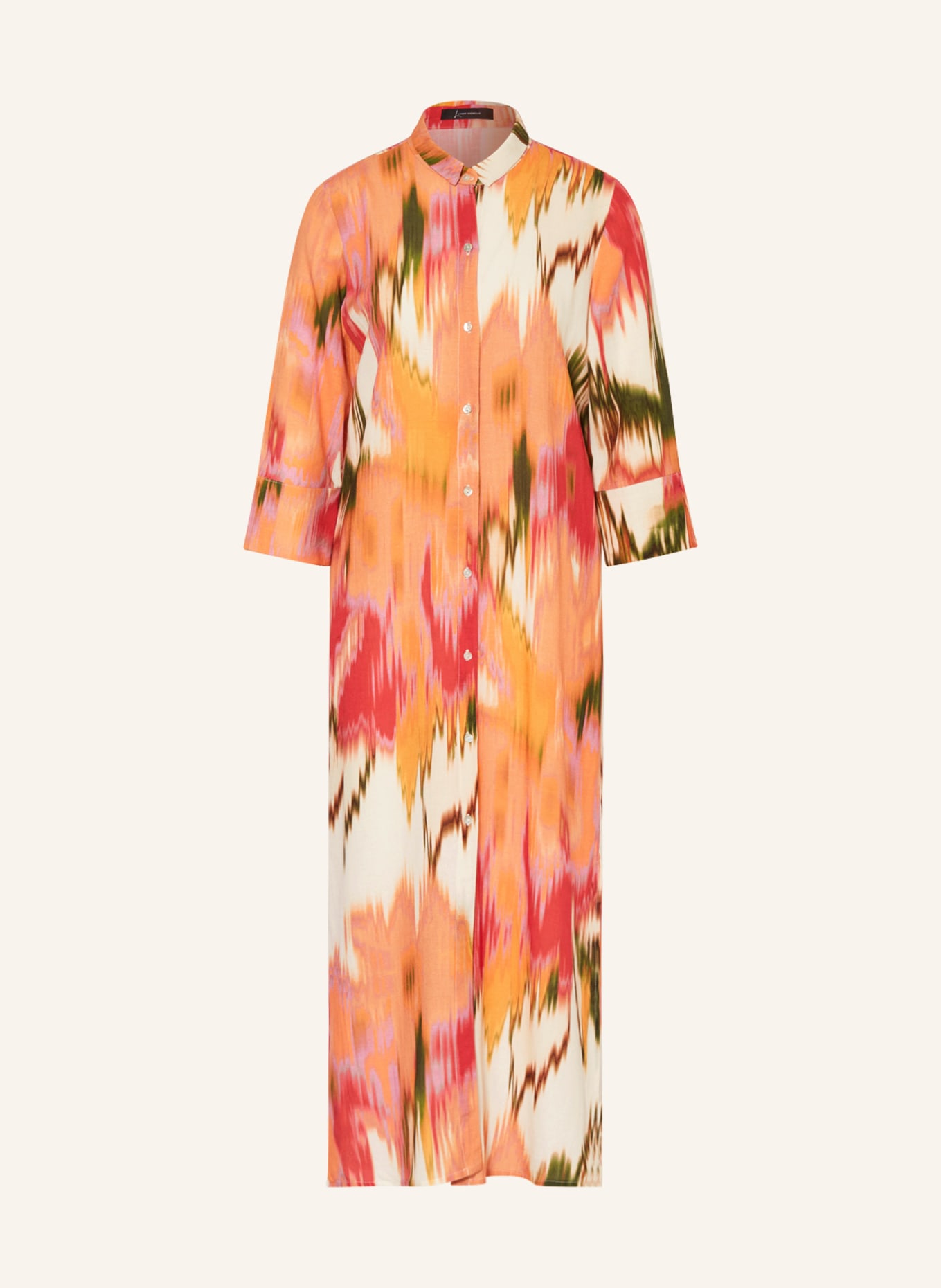 LENNY NIEMEYER Beach dress with 3/4 sleeves, Color: PINK/ ORANGE/ WHITE (Image 1)