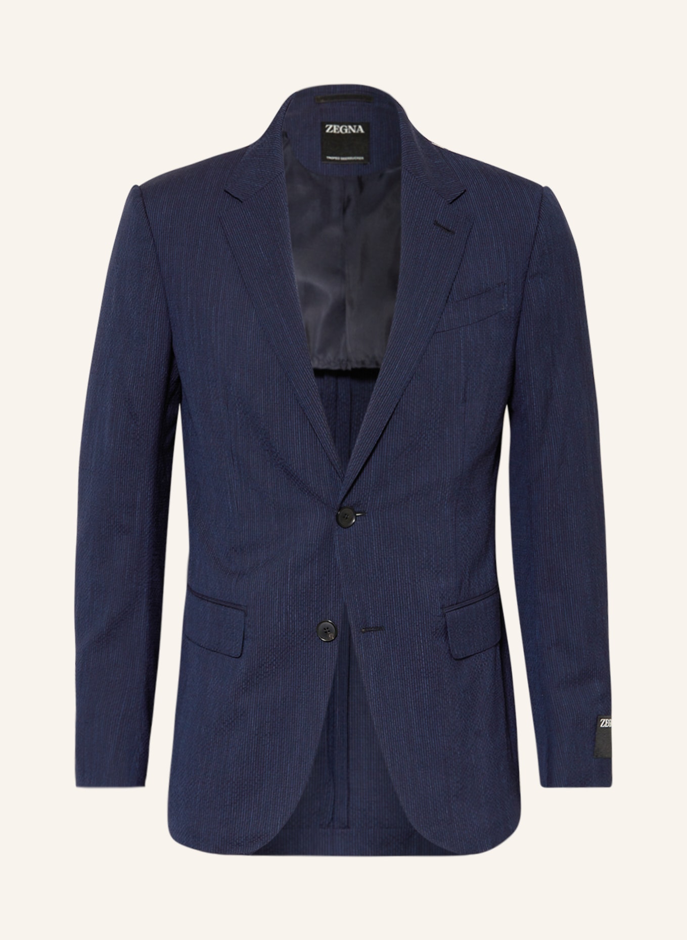 ZEGNA Suit jacket regular fit in merino wool, Color: DARK BLUE (Image 1)
