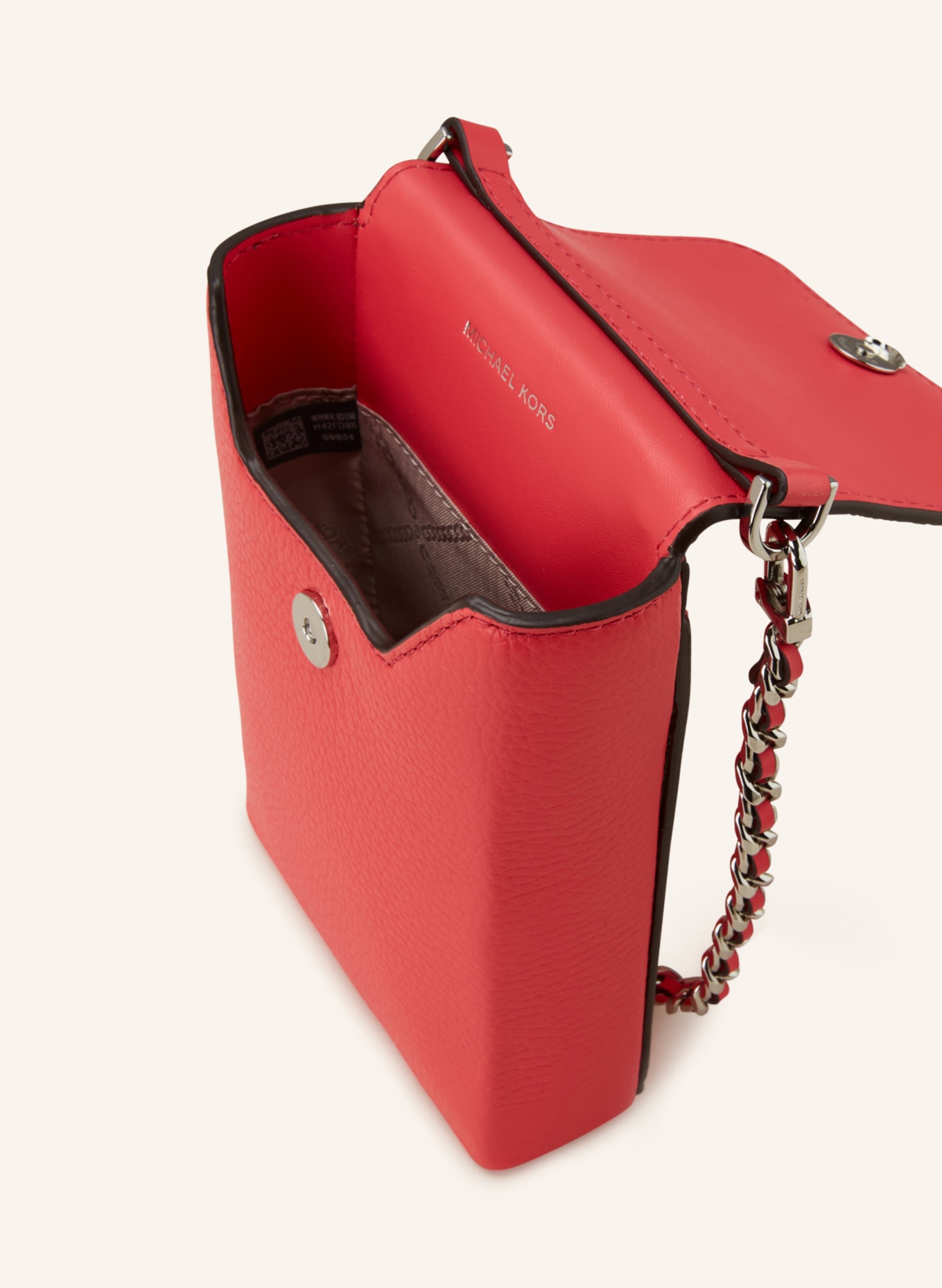 MICHAEL KORS Smartphone-Tasche JET SET, Farbe: ROT (Bild 3)