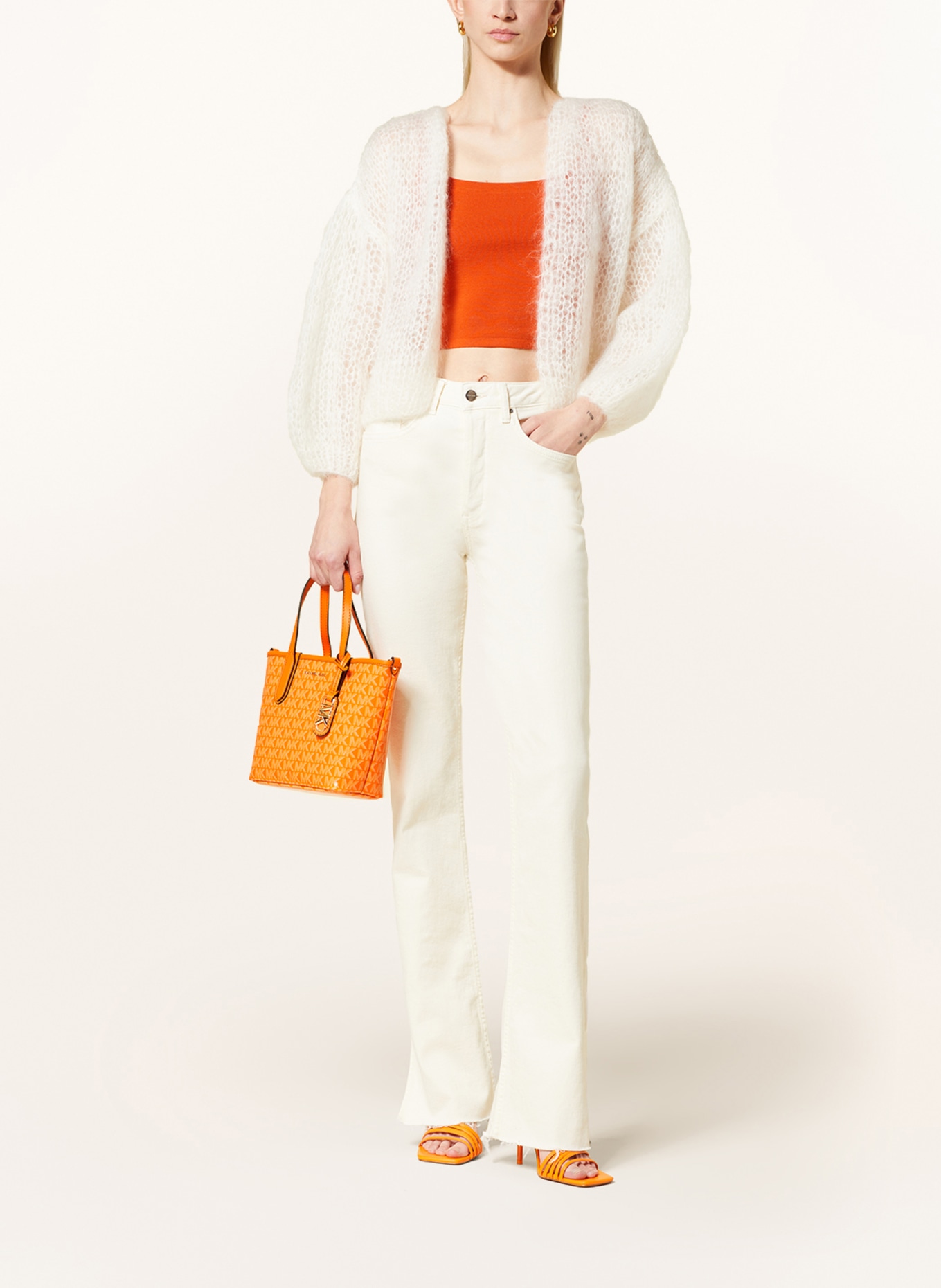 MICHAEL KORS Shopper ELIZA XS mit Pouch, Farbe: ORANGE (Bild 5)