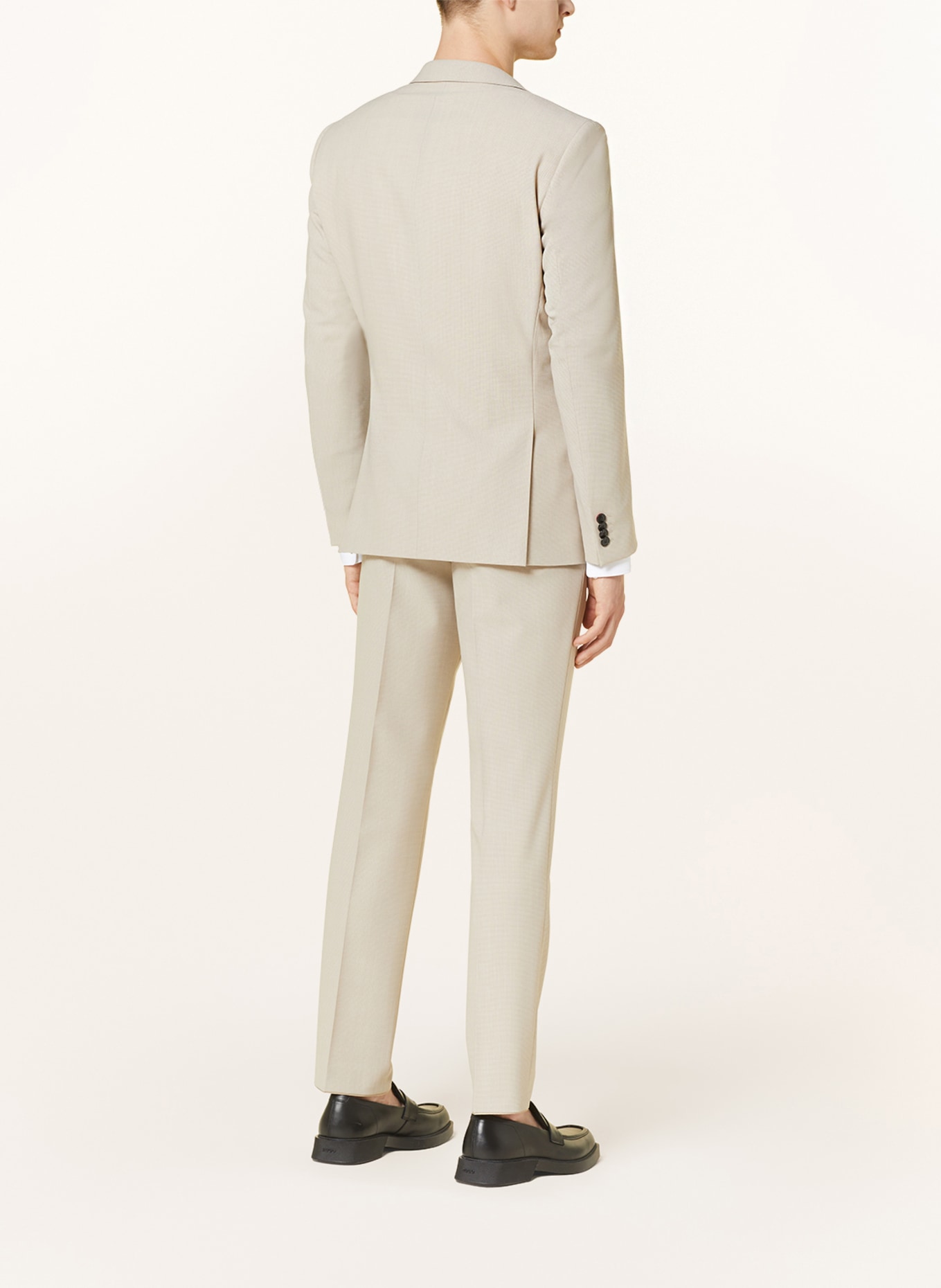 HUGO Anzug HENRY Slim Fit, Farbe: BEIGE/ WEISS (Bild 3)