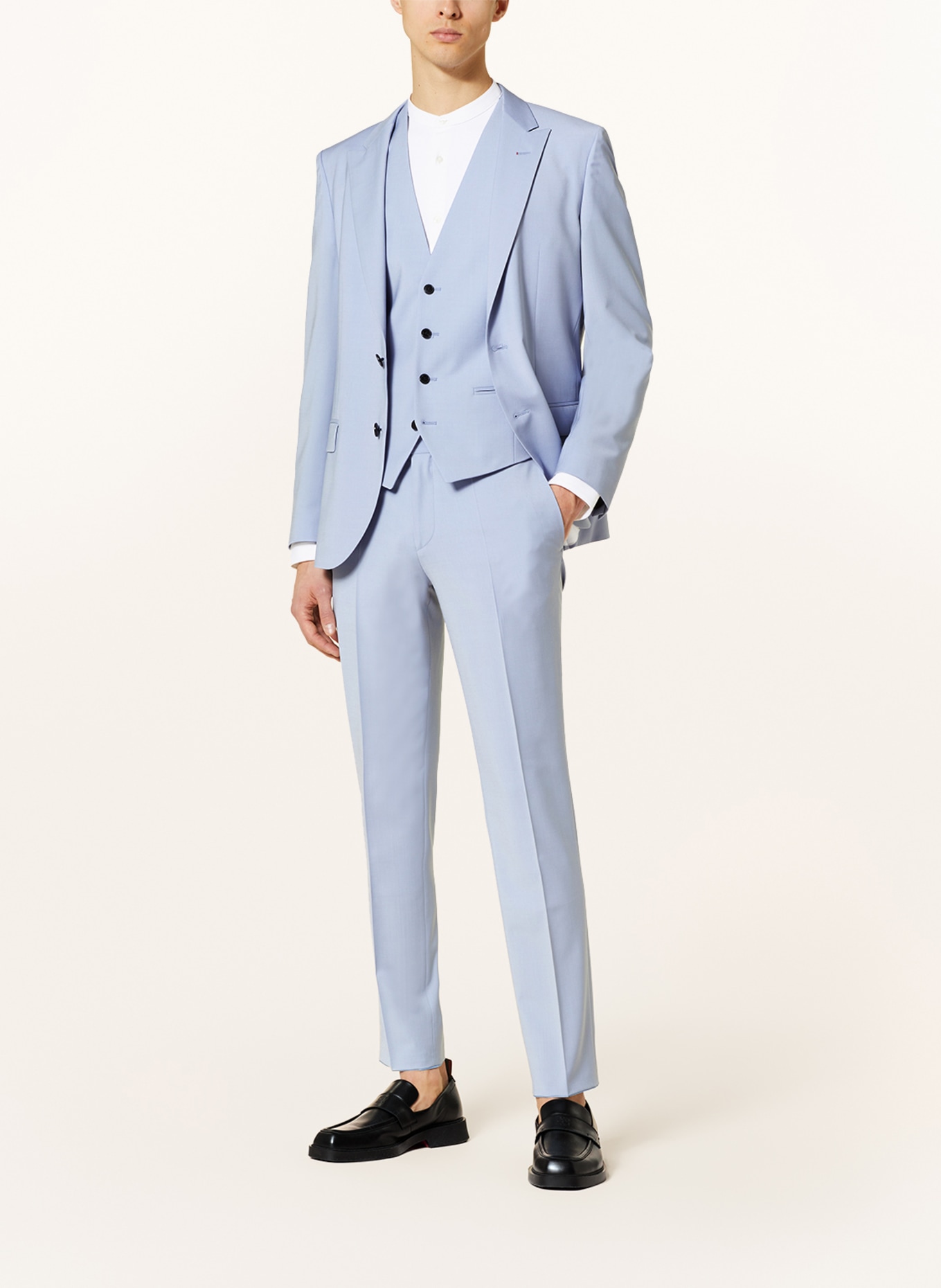 HUGO Anzug HENRY/GETLIN Slim Fit, Farbe: 451 LIGHT/PASTEL BLUE (Bild 2)