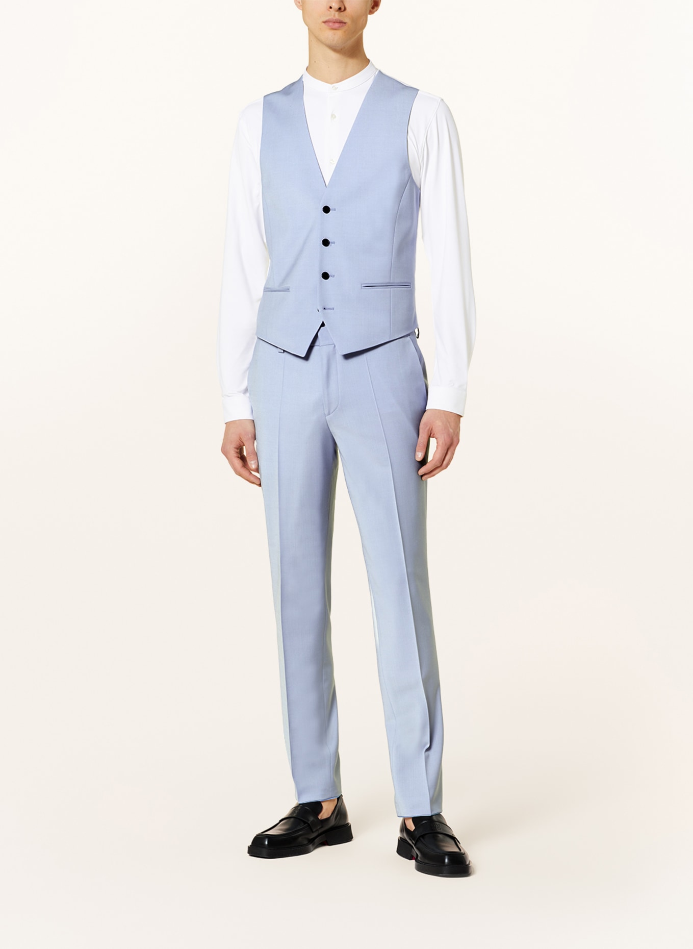 HUGO Anzug HENRY/GETLIN Slim Fit, Farbe: 451 LIGHT/PASTEL BLUE (Bild 4)