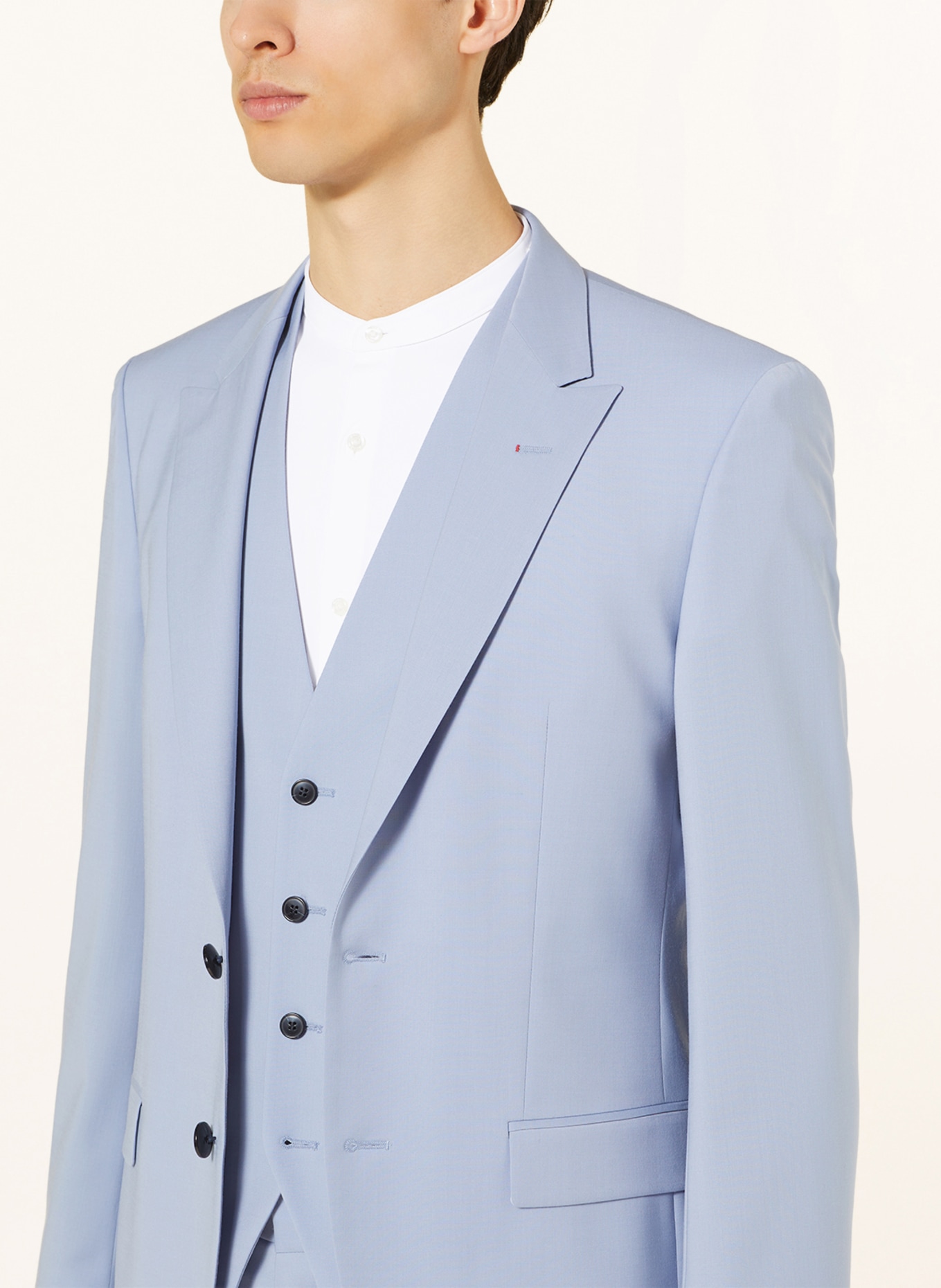 HUGO Anzug HENRY/GETLIN Slim Fit, Farbe: 451 LIGHT/PASTEL BLUE (Bild 5)