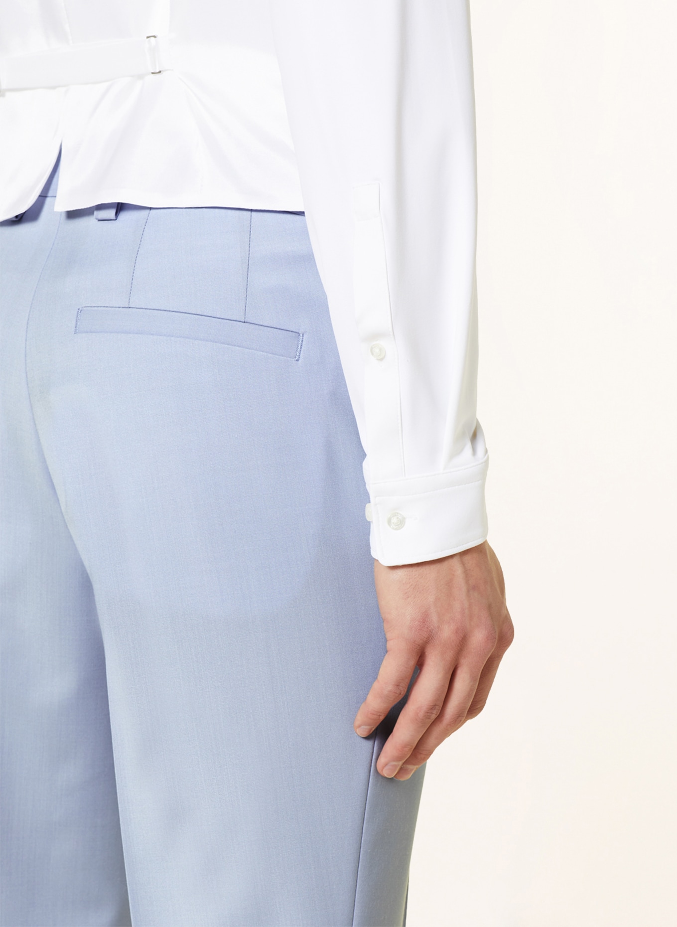HUGO Anzug HENRY/GETLIN Slim Fit, Farbe: 451 LIGHT/PASTEL BLUE (Bild 6)