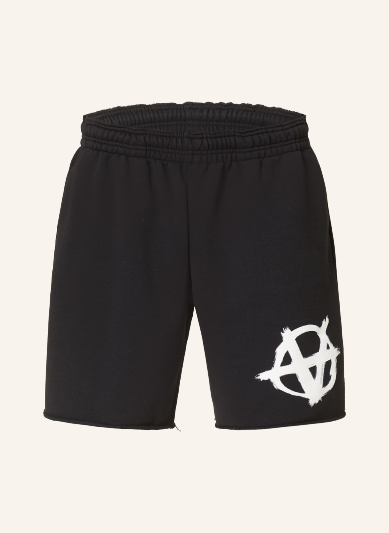 VETEMENTS Sweat shorts, Color: BLACK (Image 1)