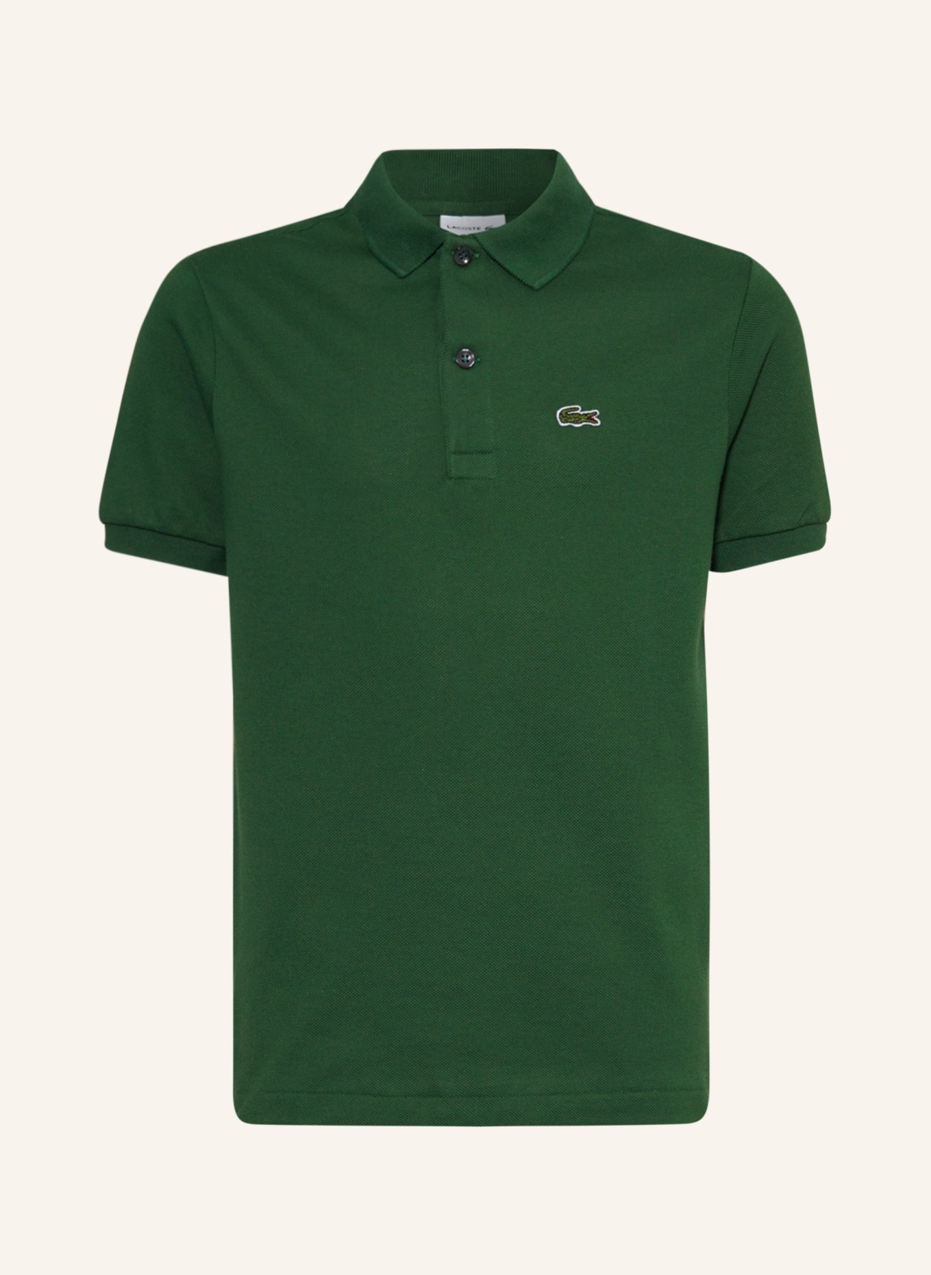 LACOSTE Piqué-Poloshirt, Farbe: DUNKELGRÜN(Bild null)