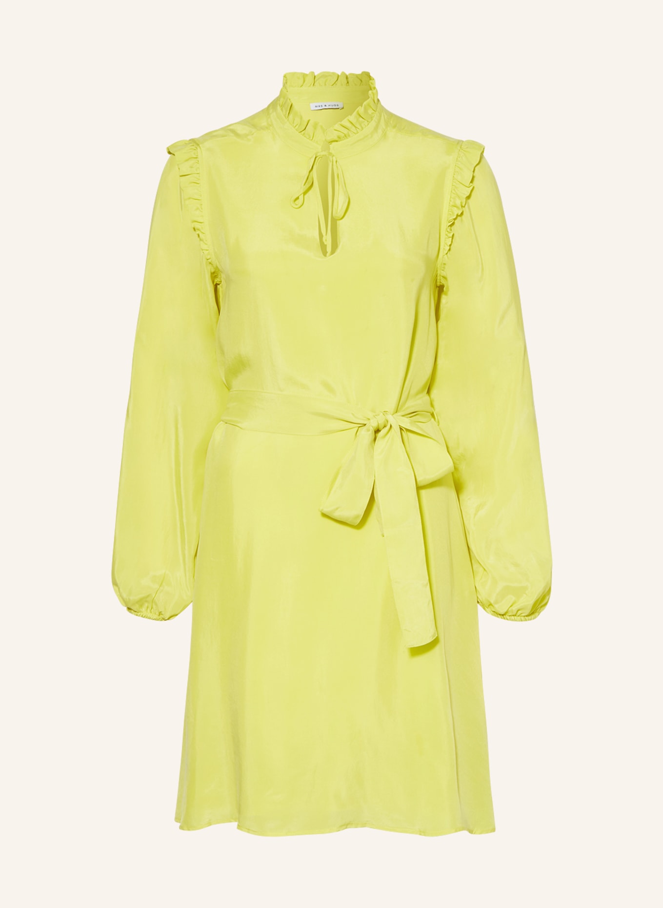 MRS & HUGS Dress with ruffles, Color: YELLOW (Image 1)