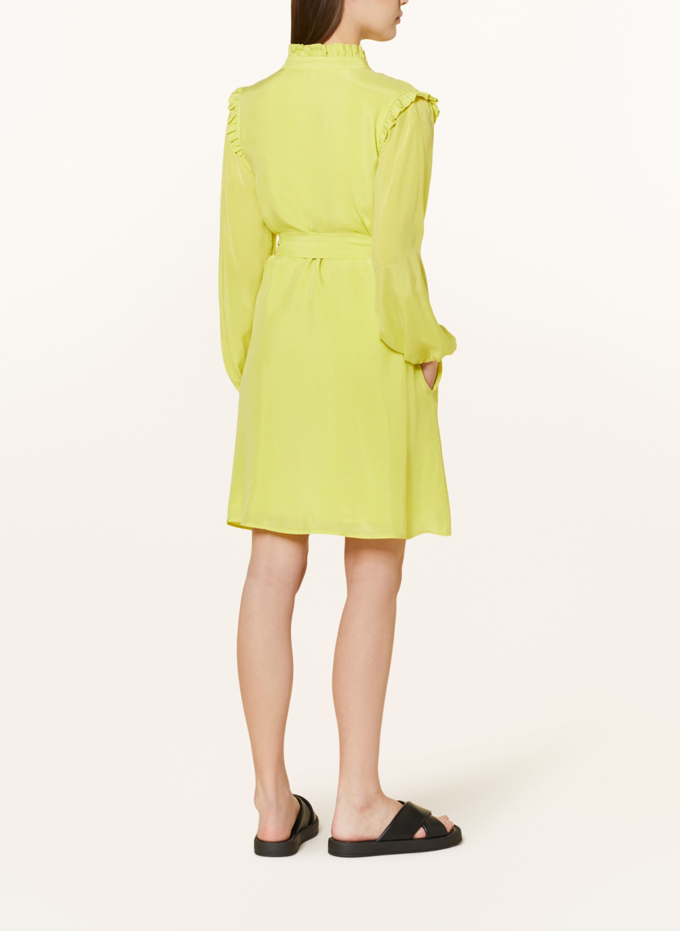 MRS & HUGS Dress with ruffles, Color: YELLOW (Image 3)