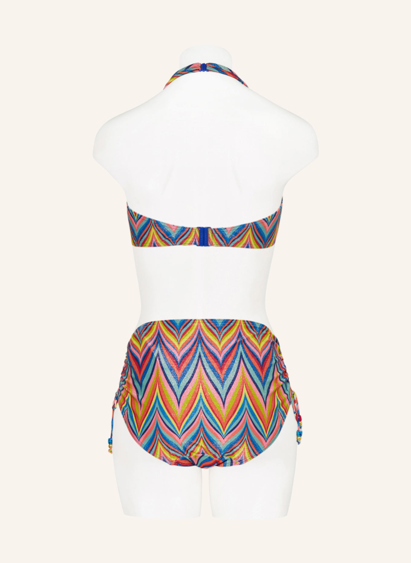 PrimaDonna Bügel-Bikini-Top KEA mit Glanzgarn, Farbe: BLAU/ GELB/ ORANGE (Bild 6)