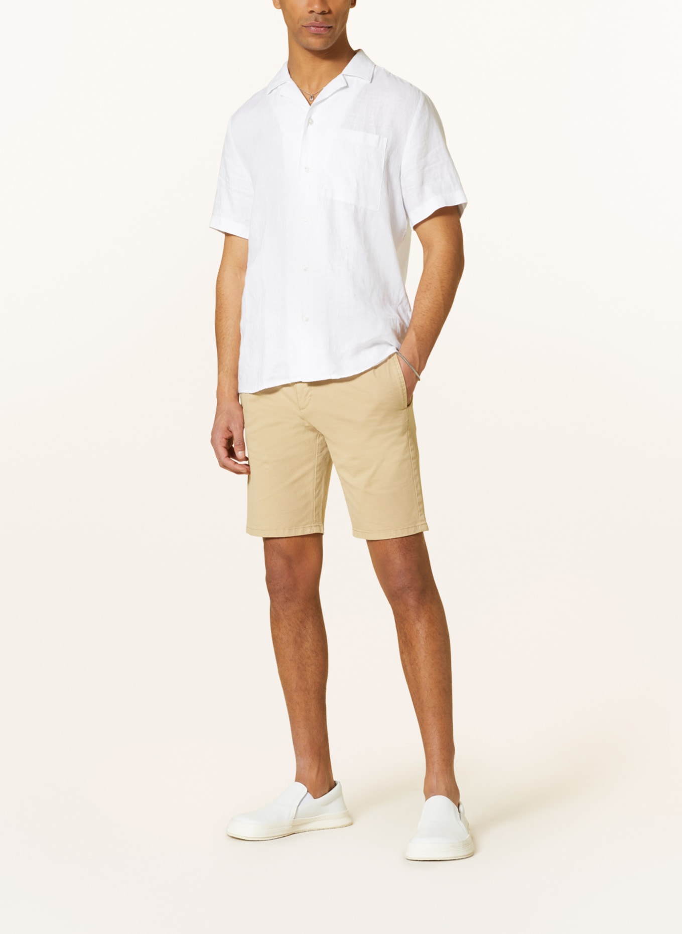 HUGO Shorts DAVID Slim Fit, Farbe: HELLBRAUN (Bild 2)