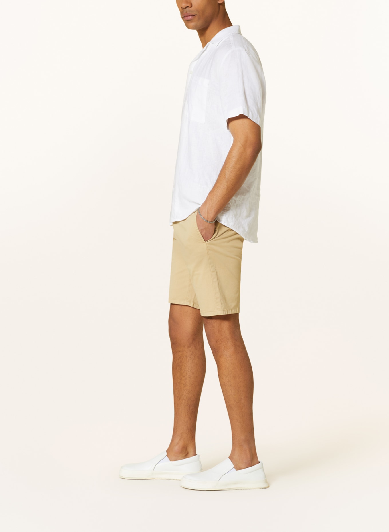 HUGO Shorts DAVID Slim Fit, Farbe: HELLBRAUN (Bild 4)