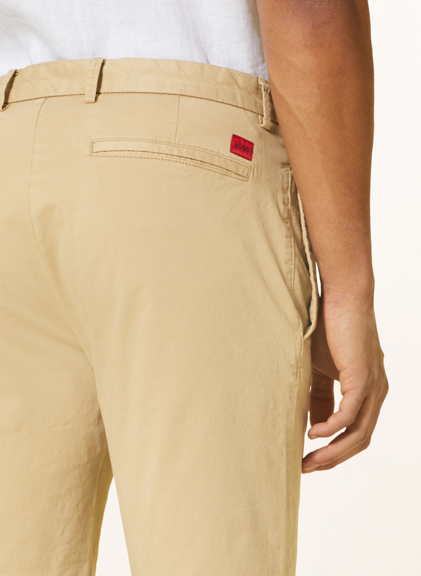 HUGO Shorts DAVID Slim Fit, Farbe: HELLBRAUN (Bild 6)