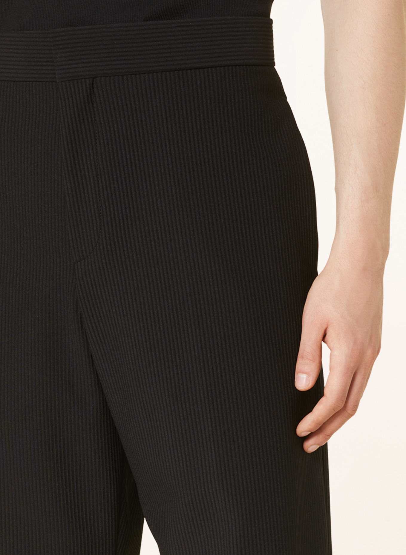 HUGO Trousers FLORO slim fit, Color: BLACK (Image 5)