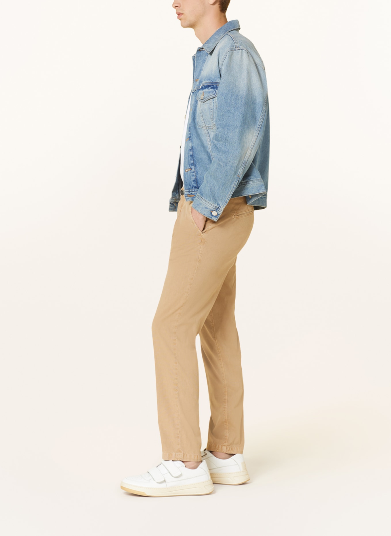 THE.NIM STANDARD Chinos extra slim fit, Color: BEIGE (Image 4)