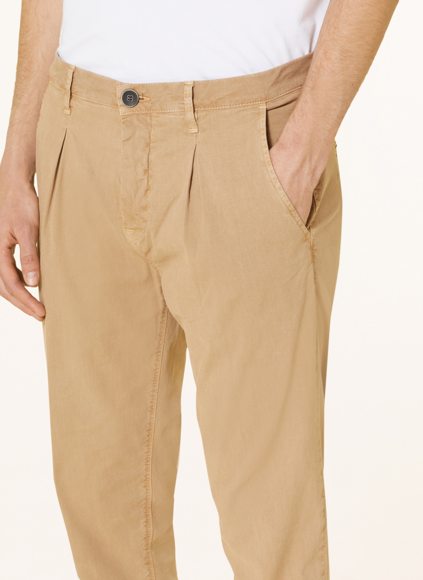THE.NIM STANDARD Chino kalhoty Extra Slim Fit, Barva: BÉŽOVÁ (Obrázek 6)