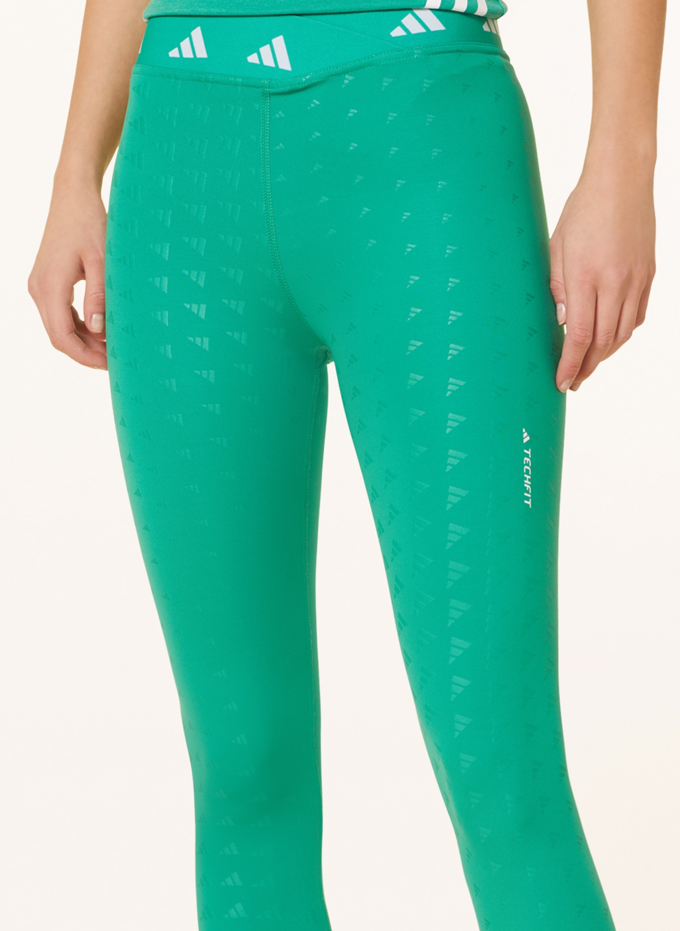 adidas Tights TECHFIT BRAND LOVE, Color: GREEN (Image 5)