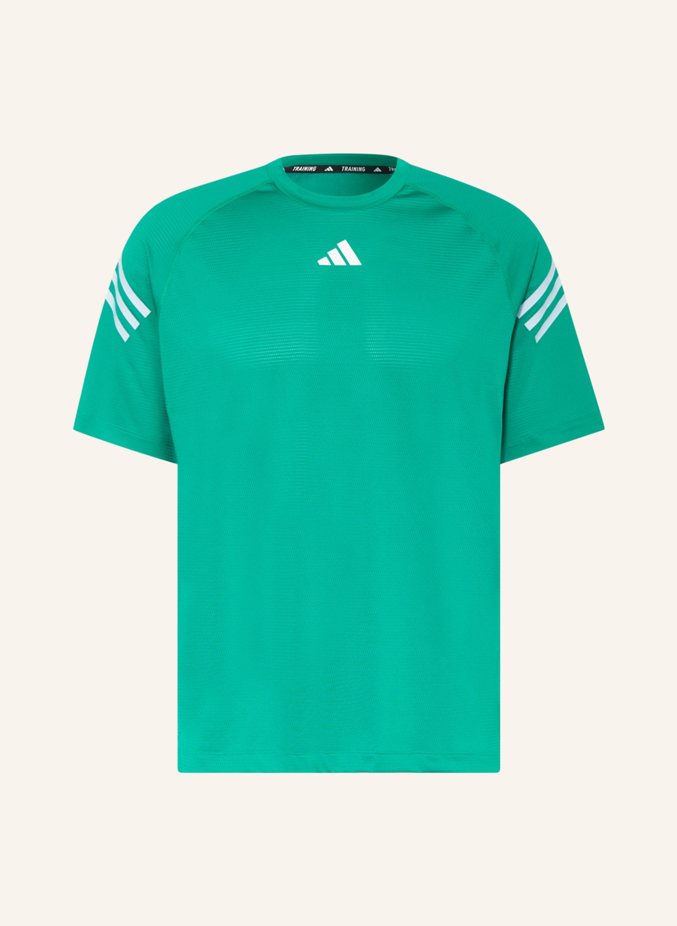 adidas T-shirt made of mesh, Color: GREEN (Image 1)