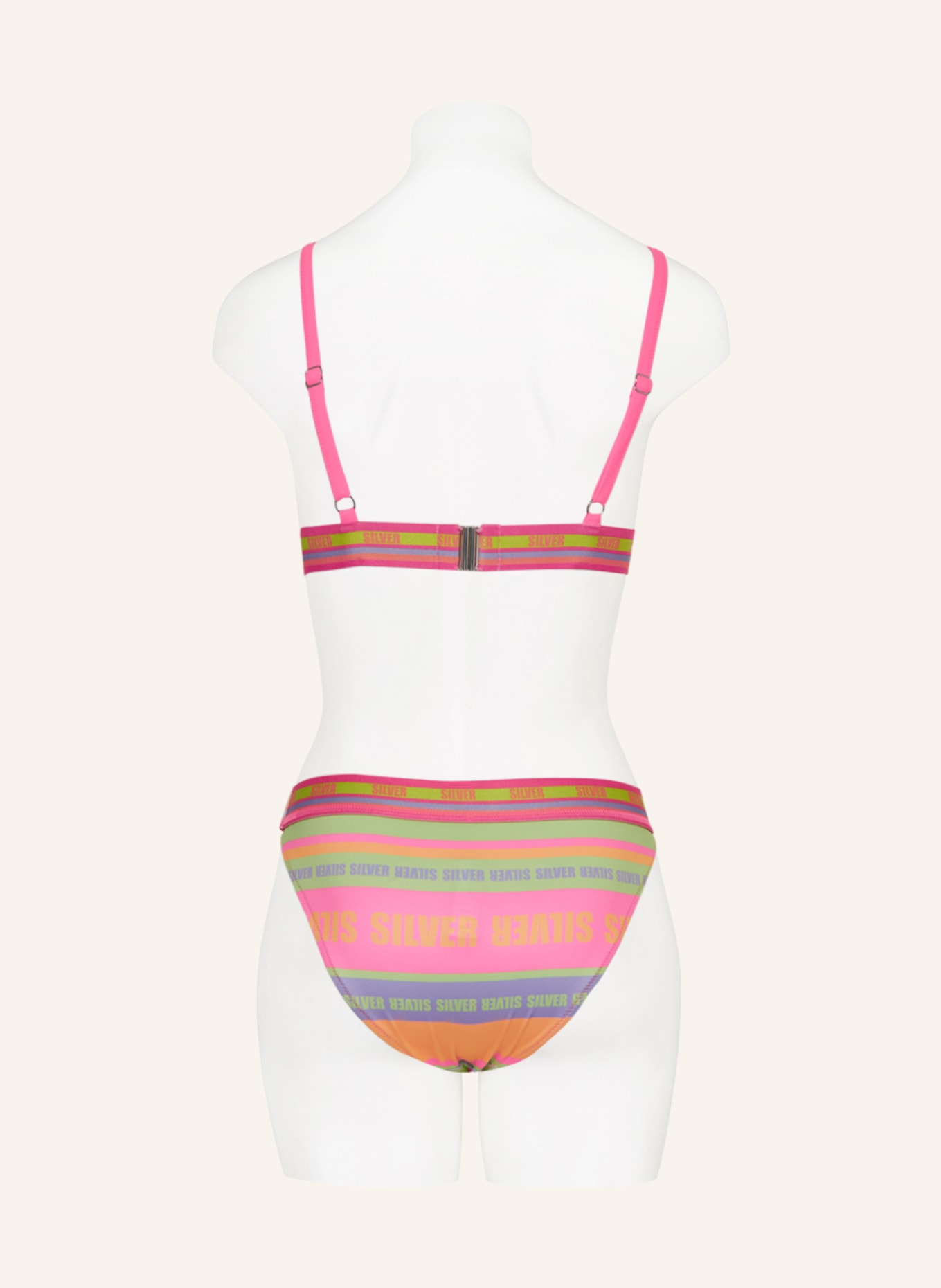 ULLI EHRLICH SPORTALM Basic bikini bottoms, Color: NEON ORANGE/ NEON PINK/ NEON GREEN (Image 3)