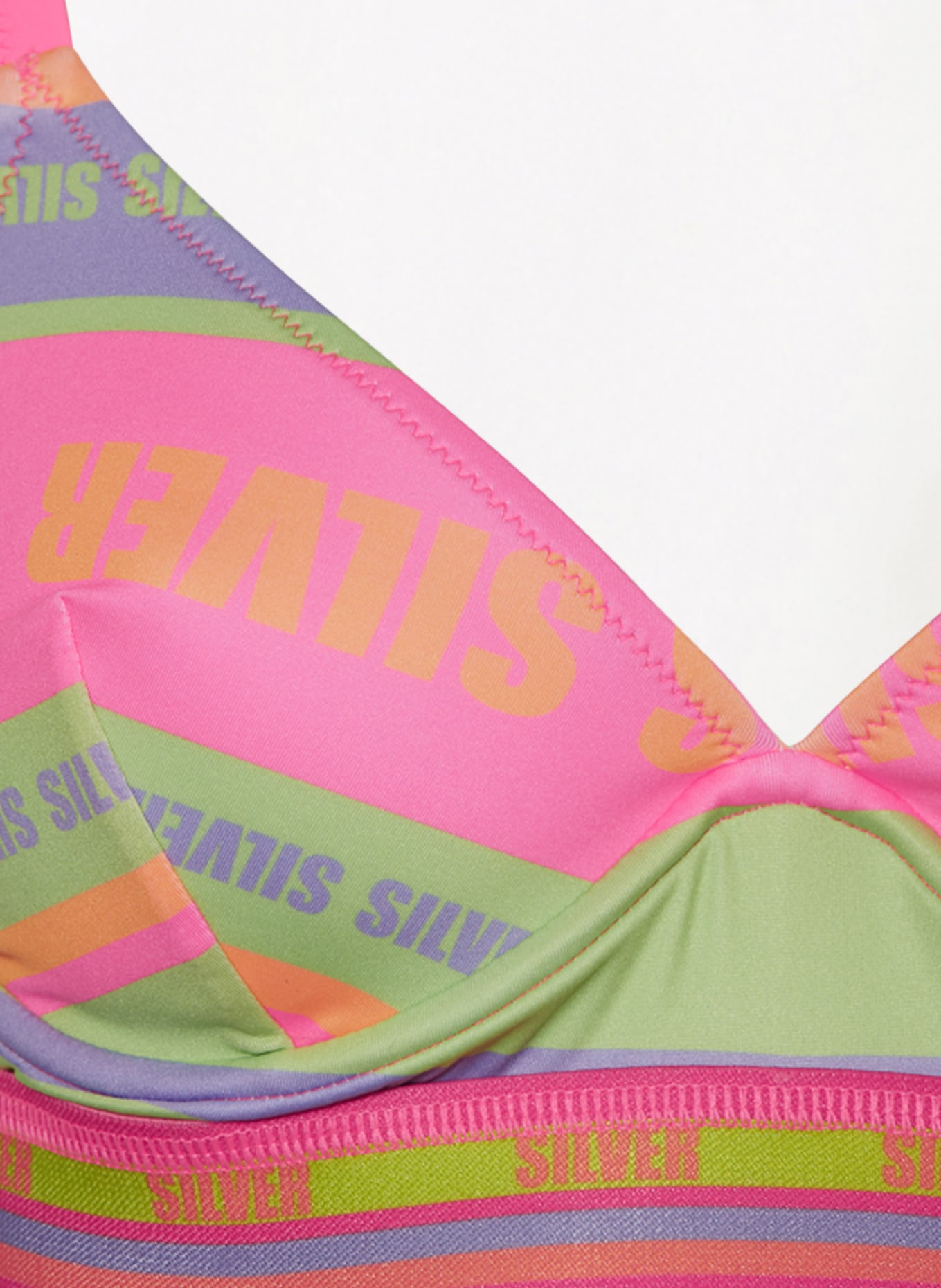 ULLI EHRLICH SPORTALM Basic bikini bottoms, Color: NEON ORANGE/ NEON PINK/ NEON GREEN (Image 4)