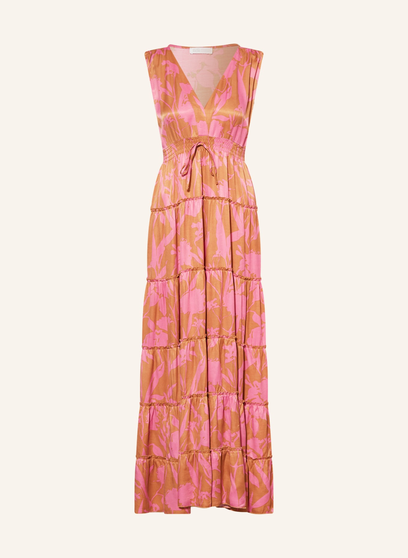BETTER RICH Dress FLOWER, Color: PINK/ CAMEL (Image 1)
