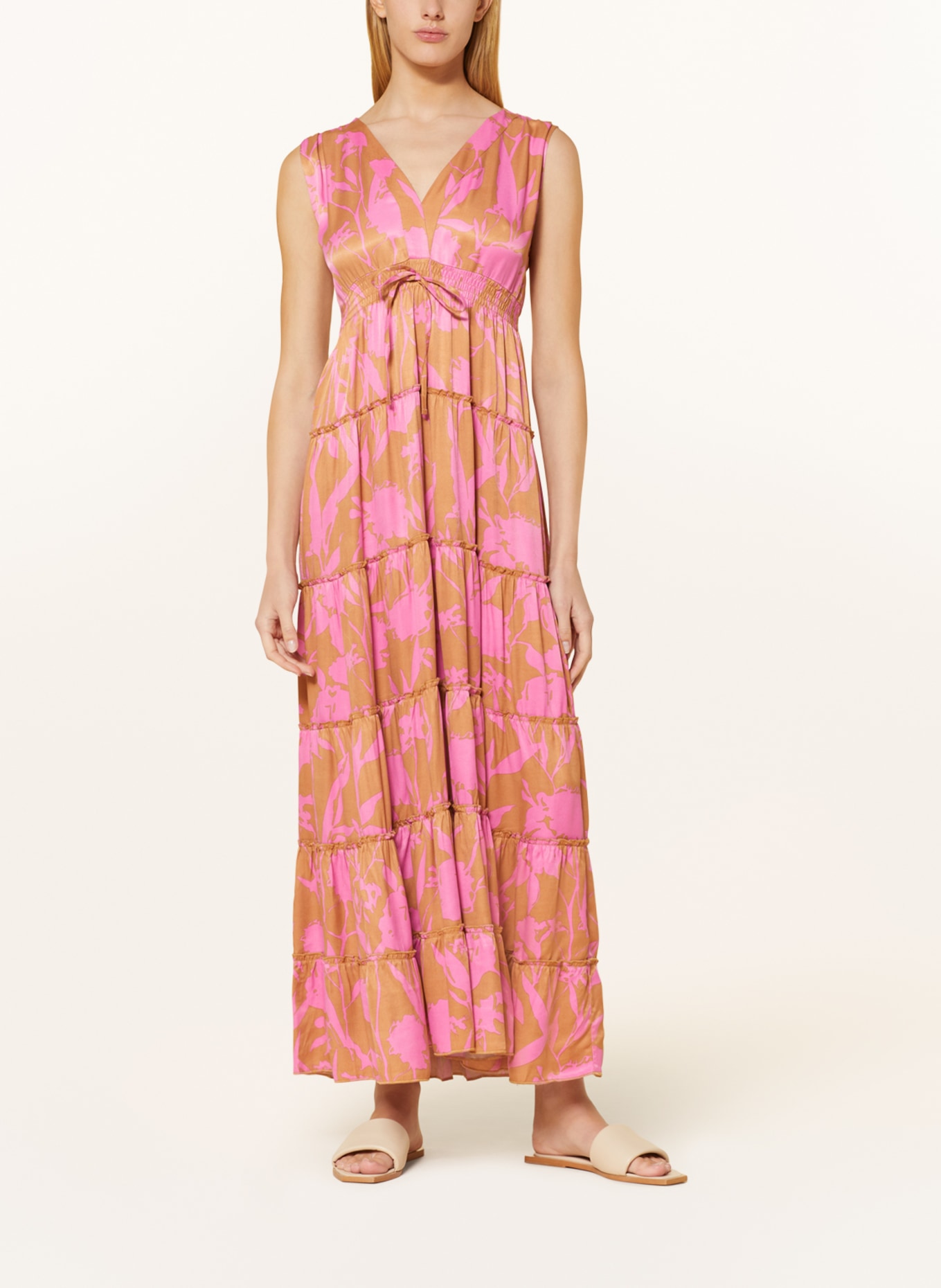 BETTER RICH Dress FLOWER, Color: PINK/ CAMEL (Image 2)