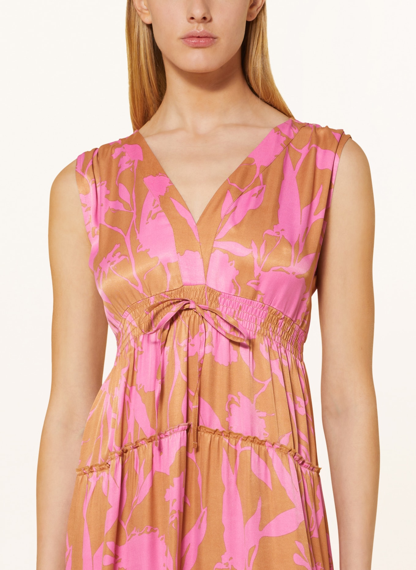 BETTER RICH Dress FLOWER, Color: PINK/ CAMEL (Image 4)