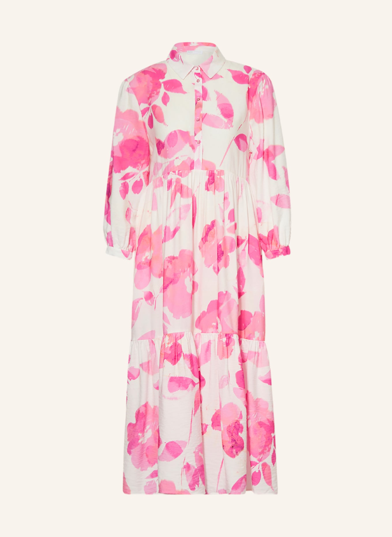 BETTER RICH Kleid ROSE mit 3/4-Arm, Farbe: WEISS/ PINK (Bild 1)