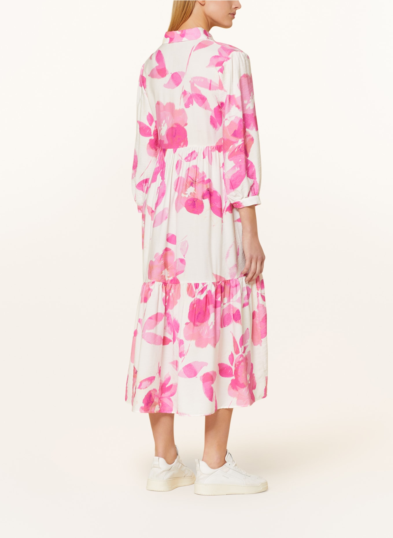 BETTER RICH Kleid ROSE mit 3/4-Arm, Farbe: WEISS/ PINK (Bild 3)