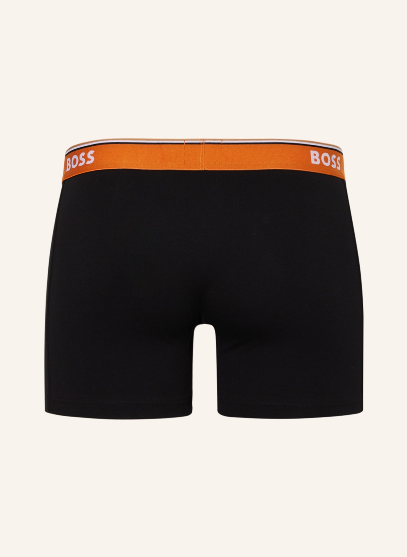BOSS 3er-Pack Boxershorts, Farbe: ORANGE/ BLAUGRAU/ PETROL (Bild 2)