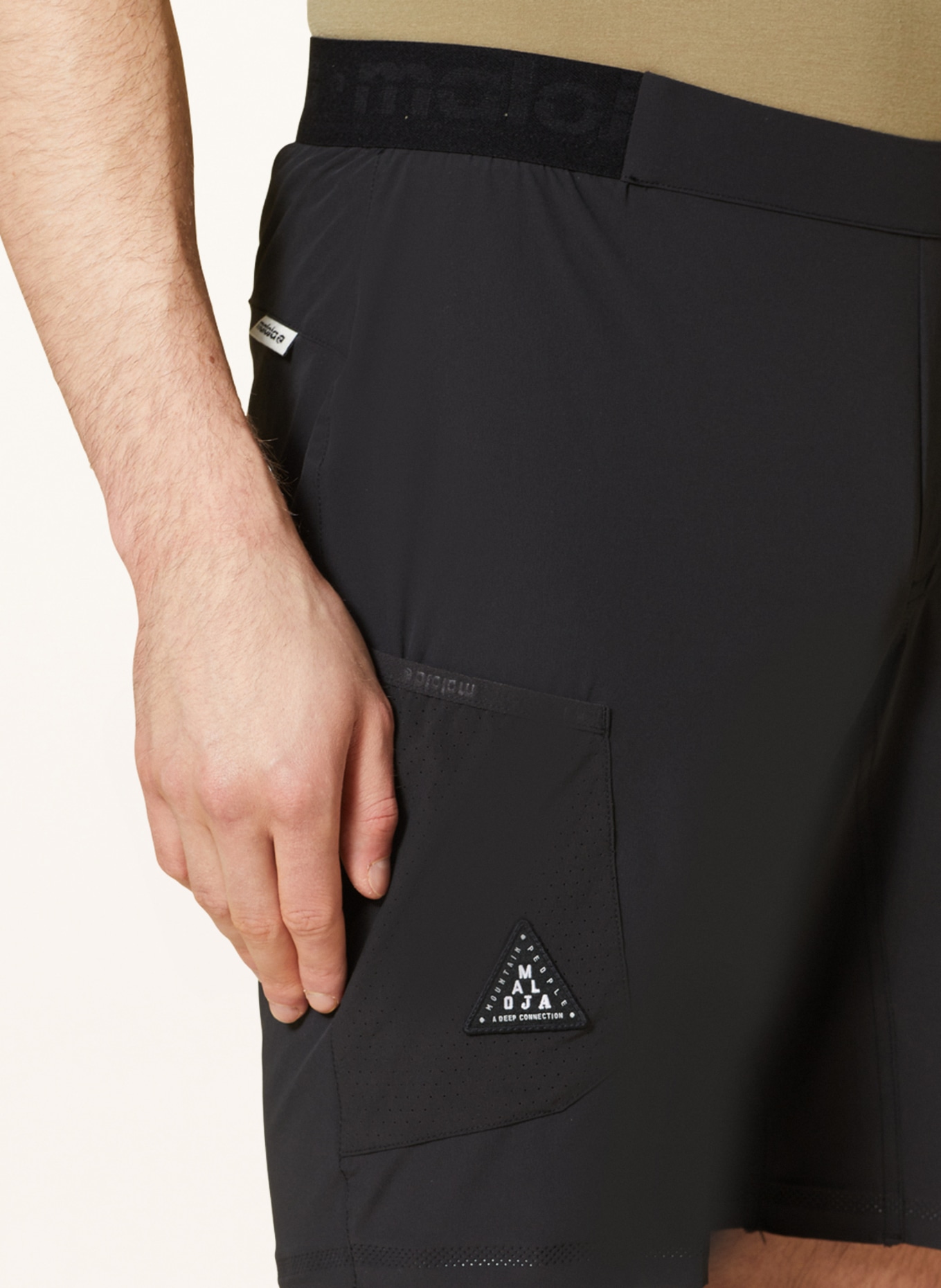 maloja Cycling shorts TRAIL without padded insert, Color: BLACK (Image 5)