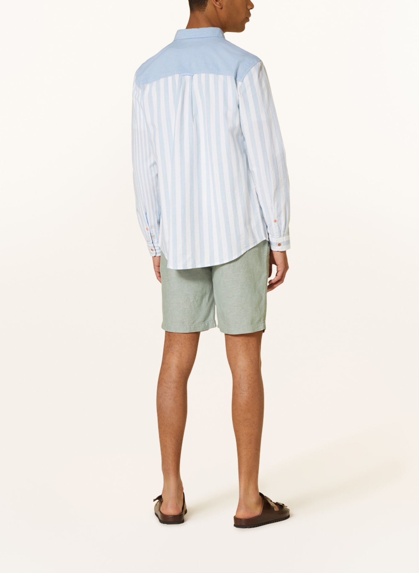 SCOTCH & SODA Shirt relaxed fit, Color: LIGHT BLUE/ WHITE (Image 3)