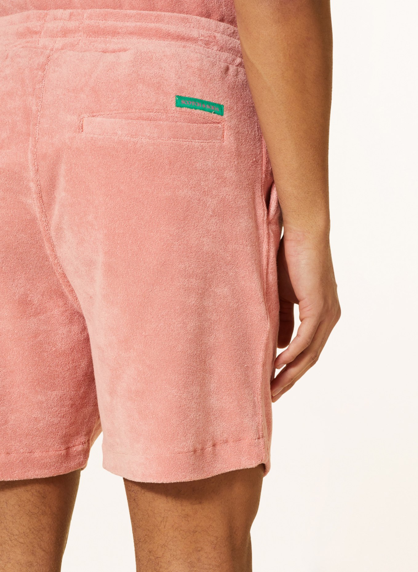 SCOTCH & SODA Terry cloth shorts FAVE, Color: SALMON (Image 6)