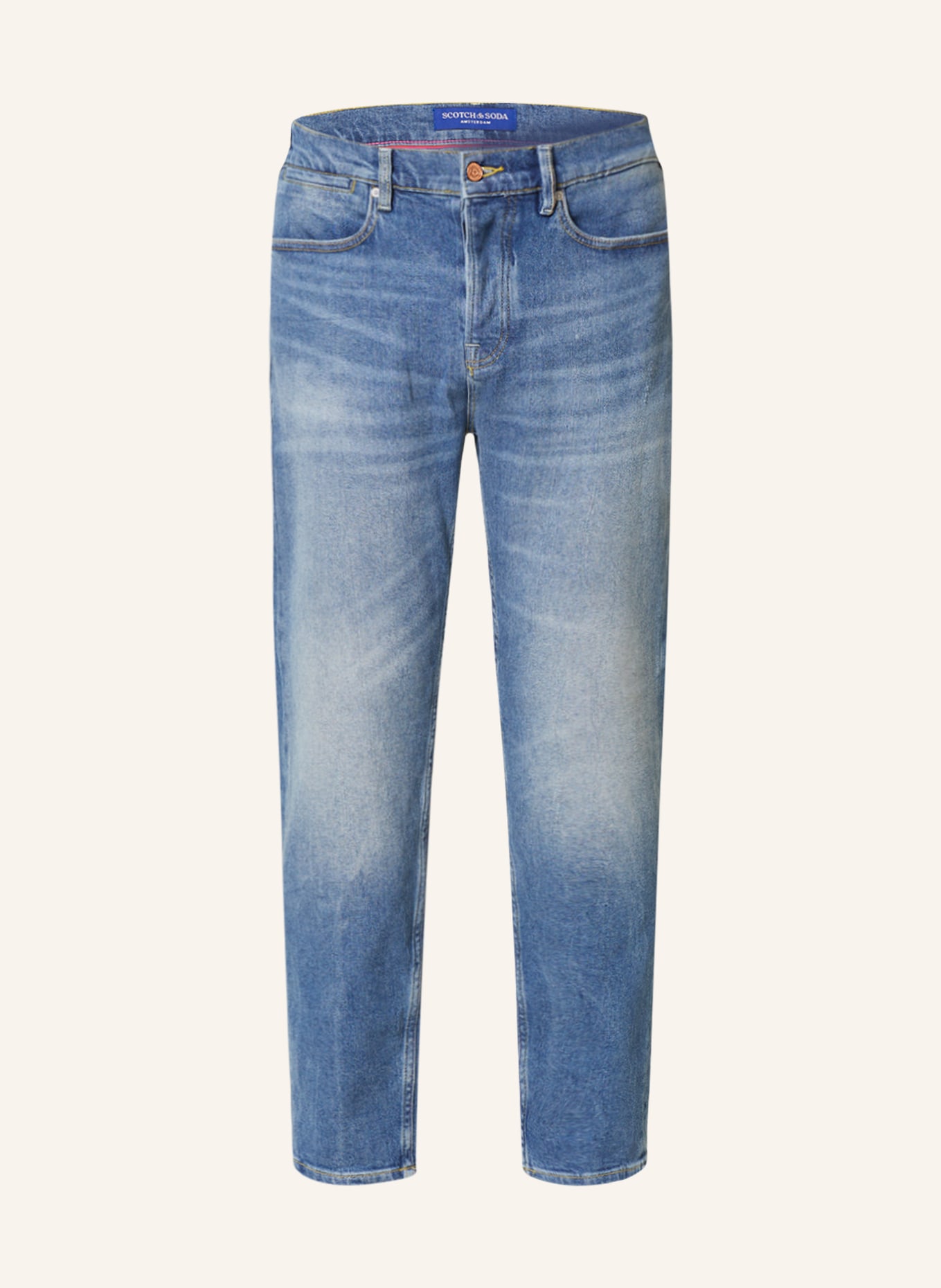 SCOTCH & SODA Jeans THE DROP Regular Tapered Fit, Farbe: 5784 Blue Lines (Bild 1)