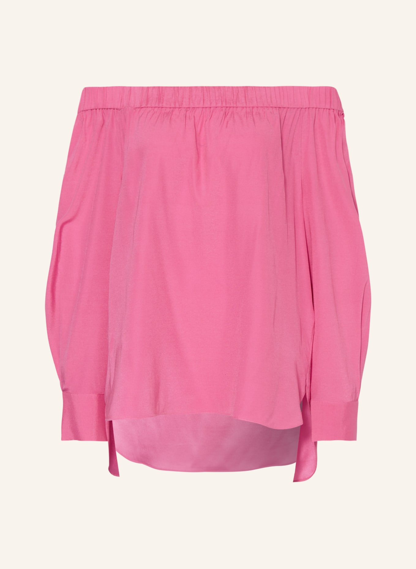 MRS & HUGS Off-Shoulder-Bluse aus Seide, Farbe: ROSA (Bild 1)