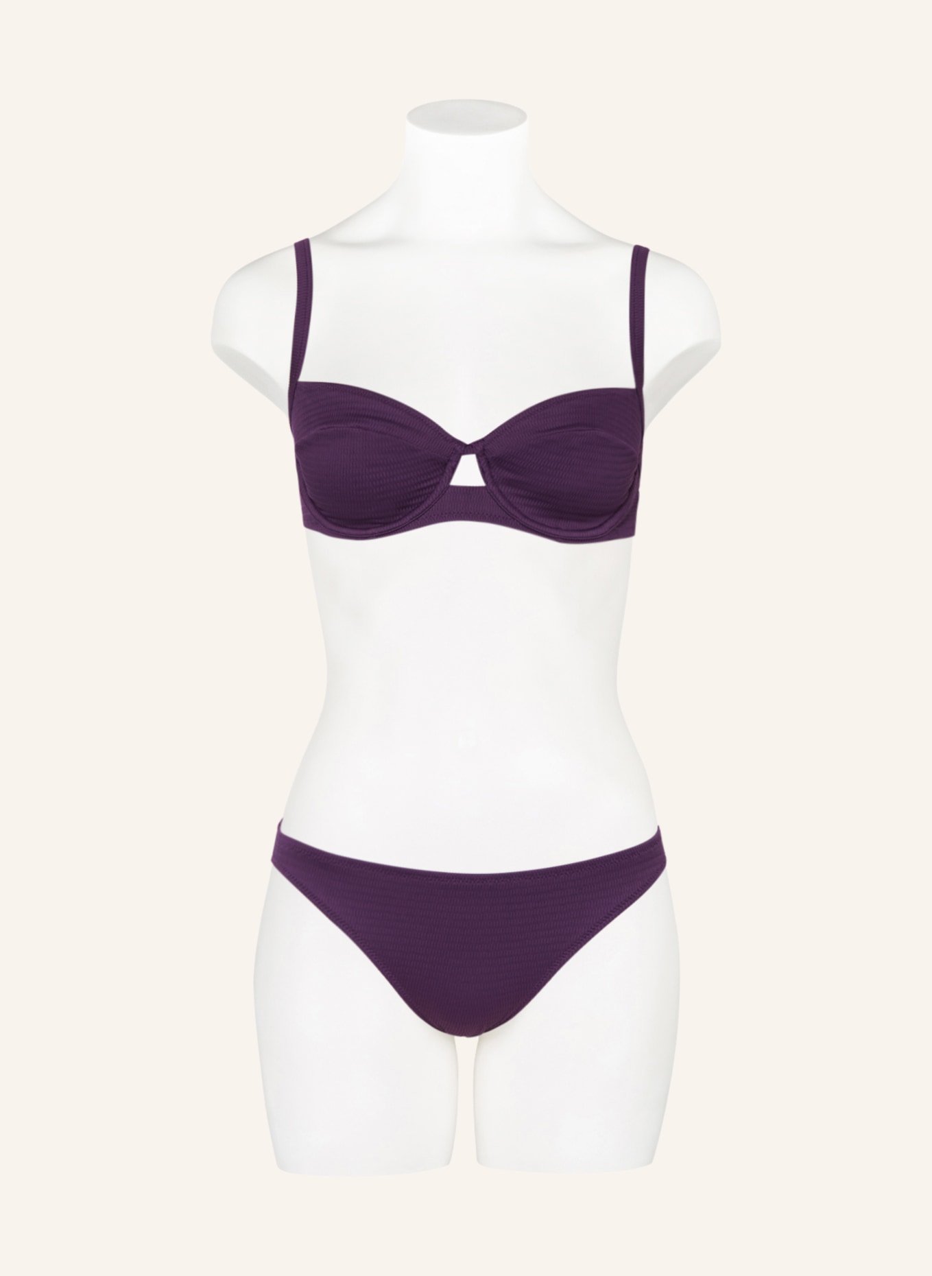 Passionata Underwired bikini top LILA, Color: DARK PURPLE (Image 2)