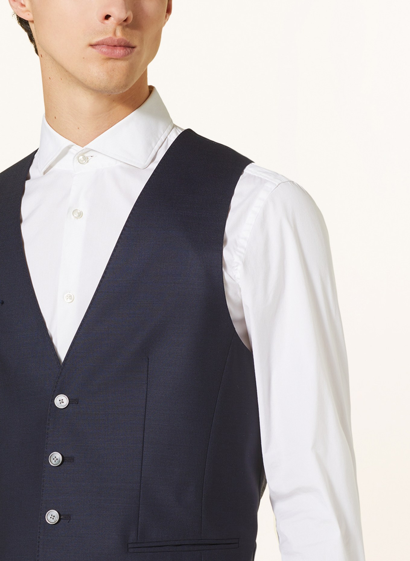 BOSS Suit vest HUGE slim fit, Color: DARK BLUE (Image 4)